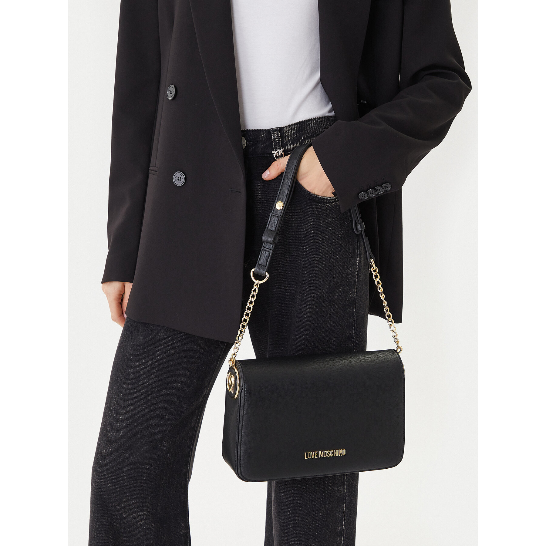 Táska LOVE MOSCHINO JC4373PP0NKF0000 Fekete