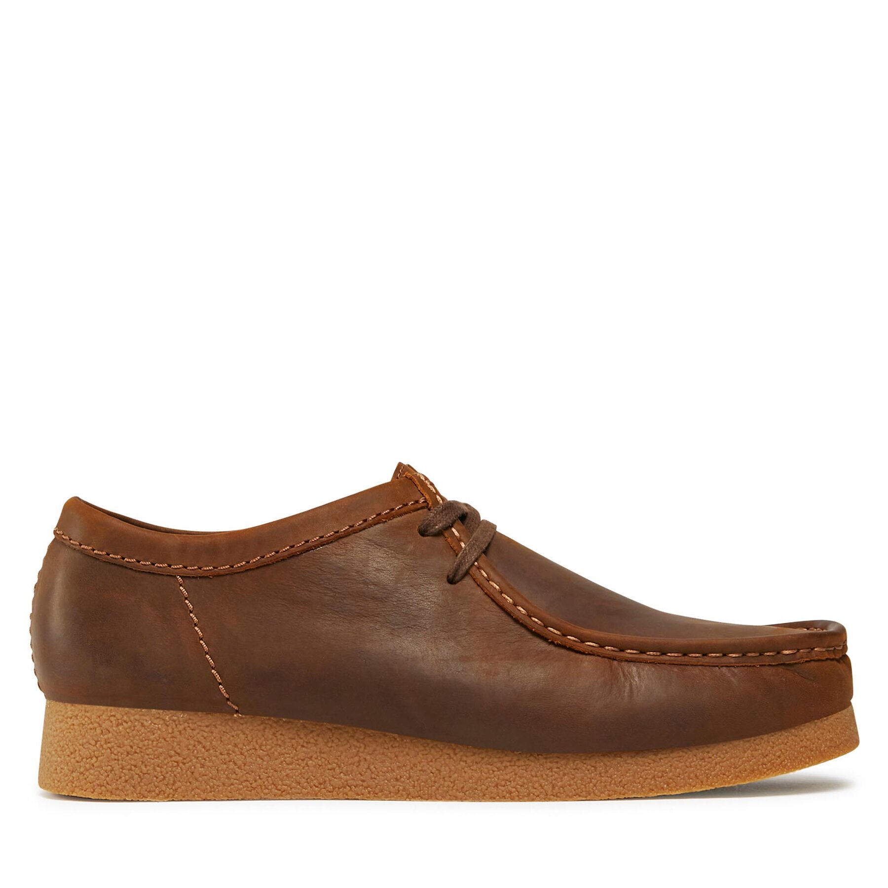 Clarks Herren Mokassins, Schuhgröße 45, Braun, Wallabee Evo 261728197