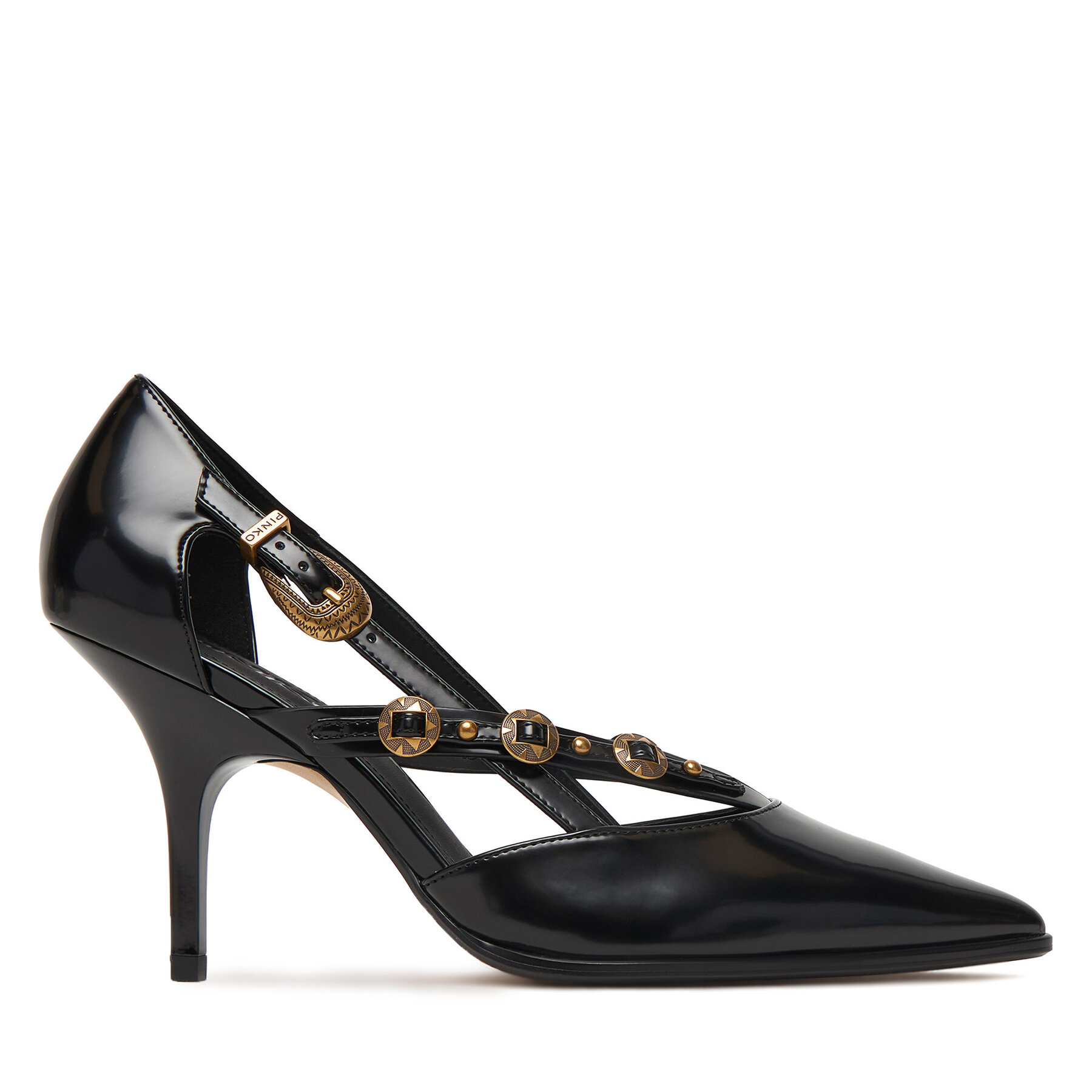Čevlji z visoko peto PINKO Lady 02 SD0495 E037 Črna