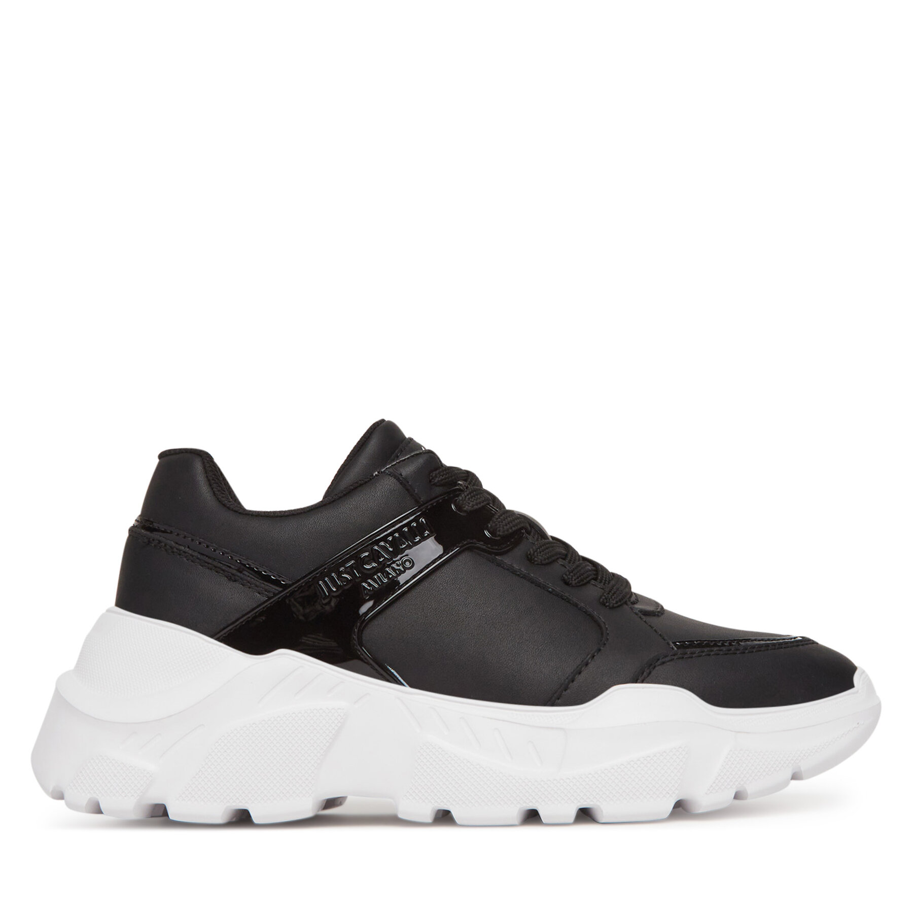 Damen Sneakers Just Cavalli, Schuhgröße 40, Schwarz, 78RA3SL9