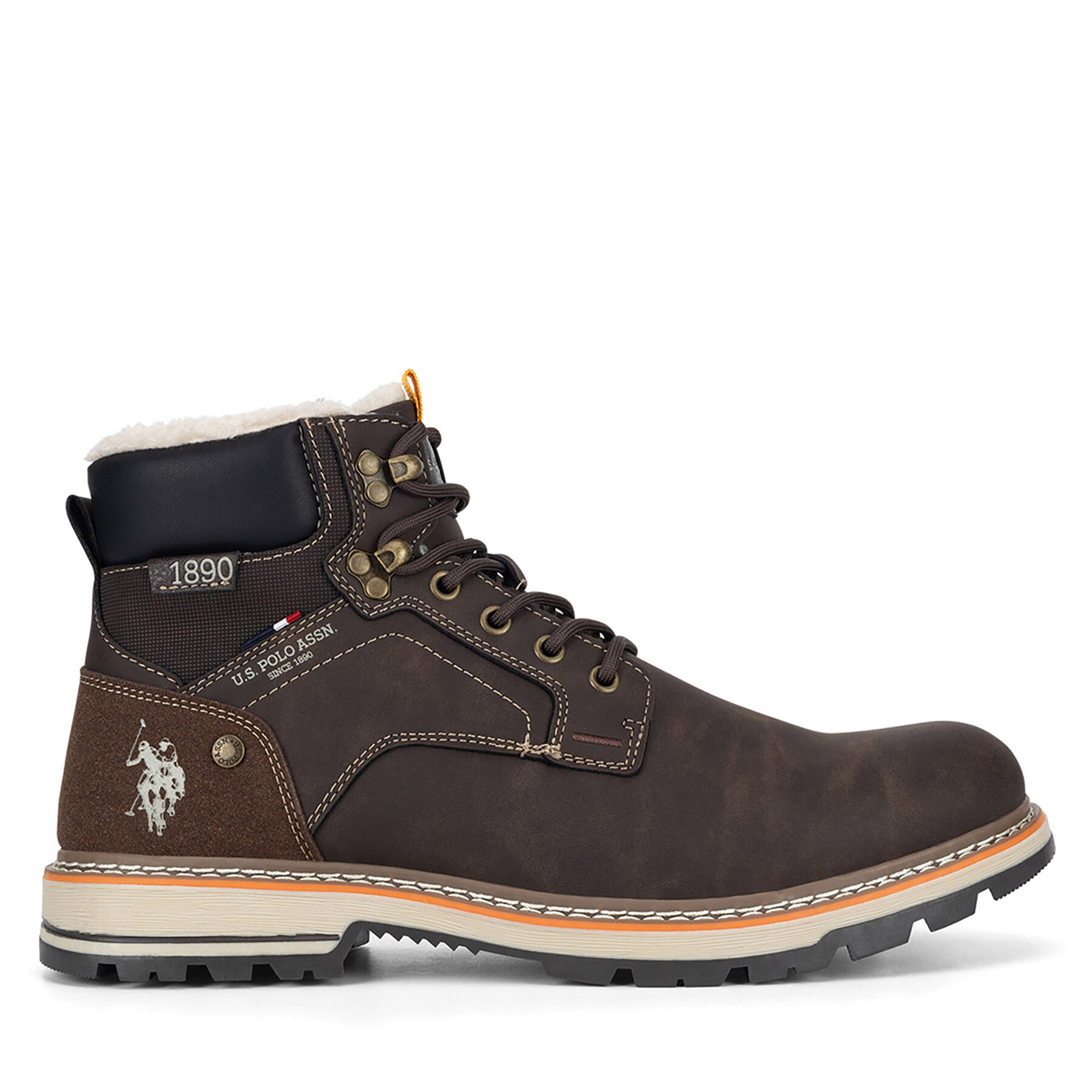 Snörskor U.S. Polo Assn. YURIY001M/DYH1 Brun