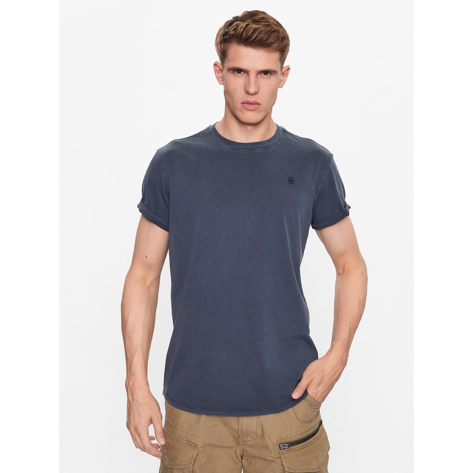 G-Star Raw Majica D16396-2653-D418 Modra Regular Fit