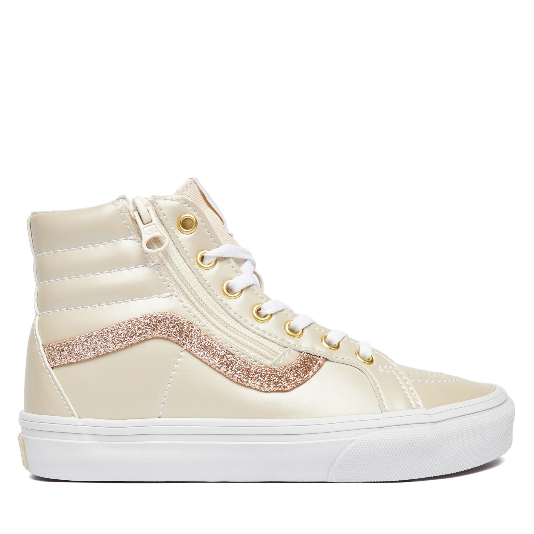 Sportcipők Vans SK8-Hi Reissue Side Zip VN000CYPDJR1 Krém