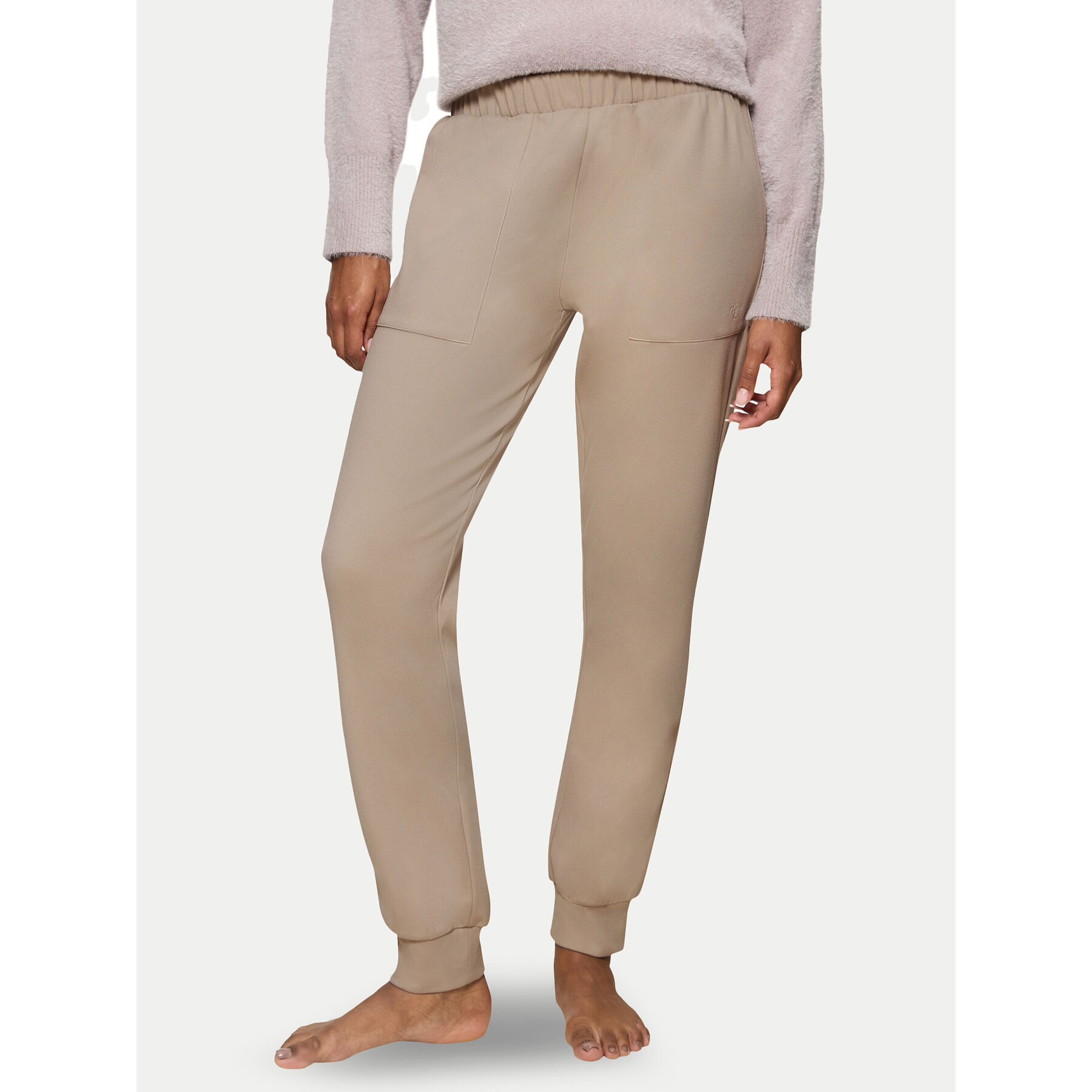 Triumph Pantalone del pigiama Smart Thermal 10221479 Beige Regular Fit