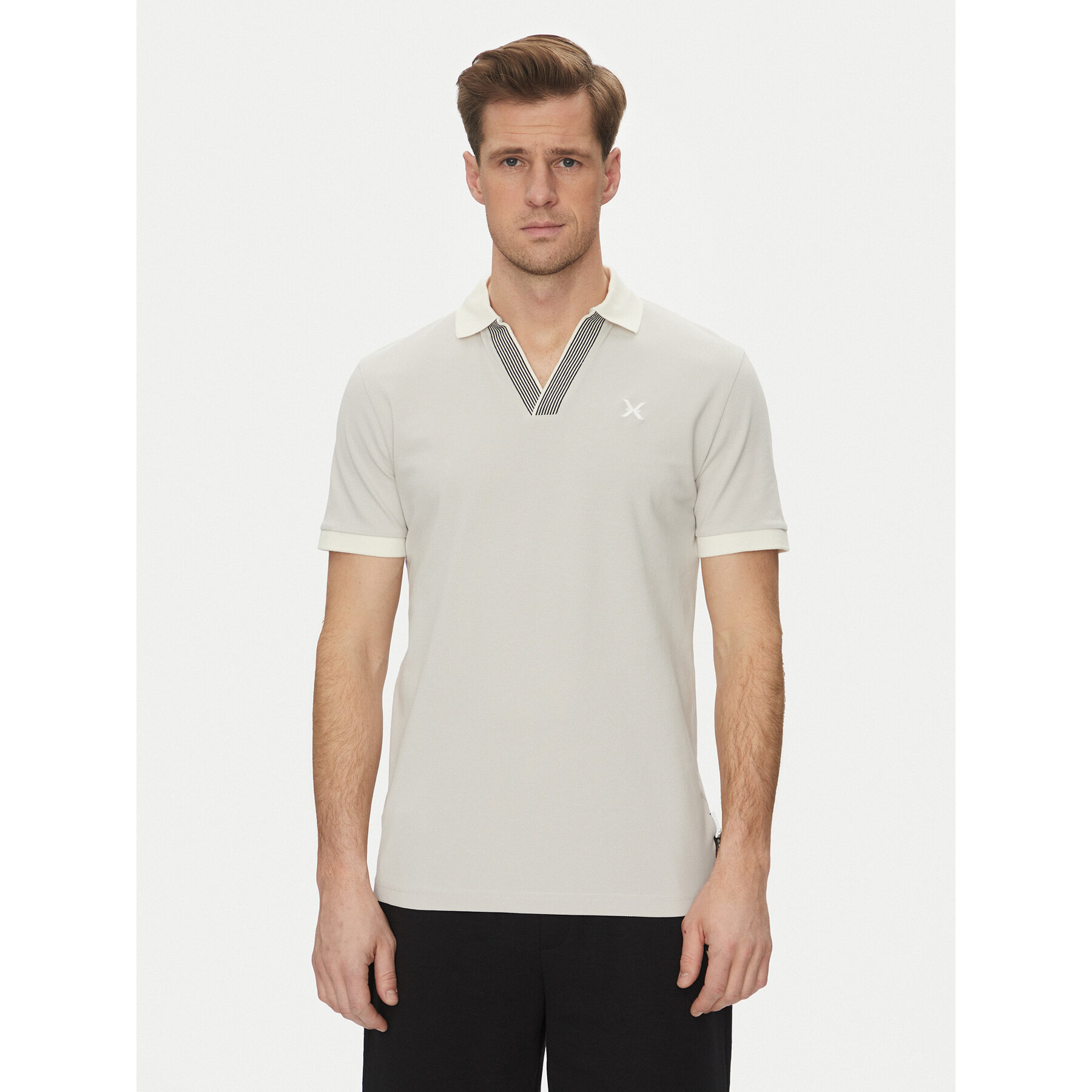 Richmond X Richmond X Polo UMP25168PO Γκρι Regular Fit