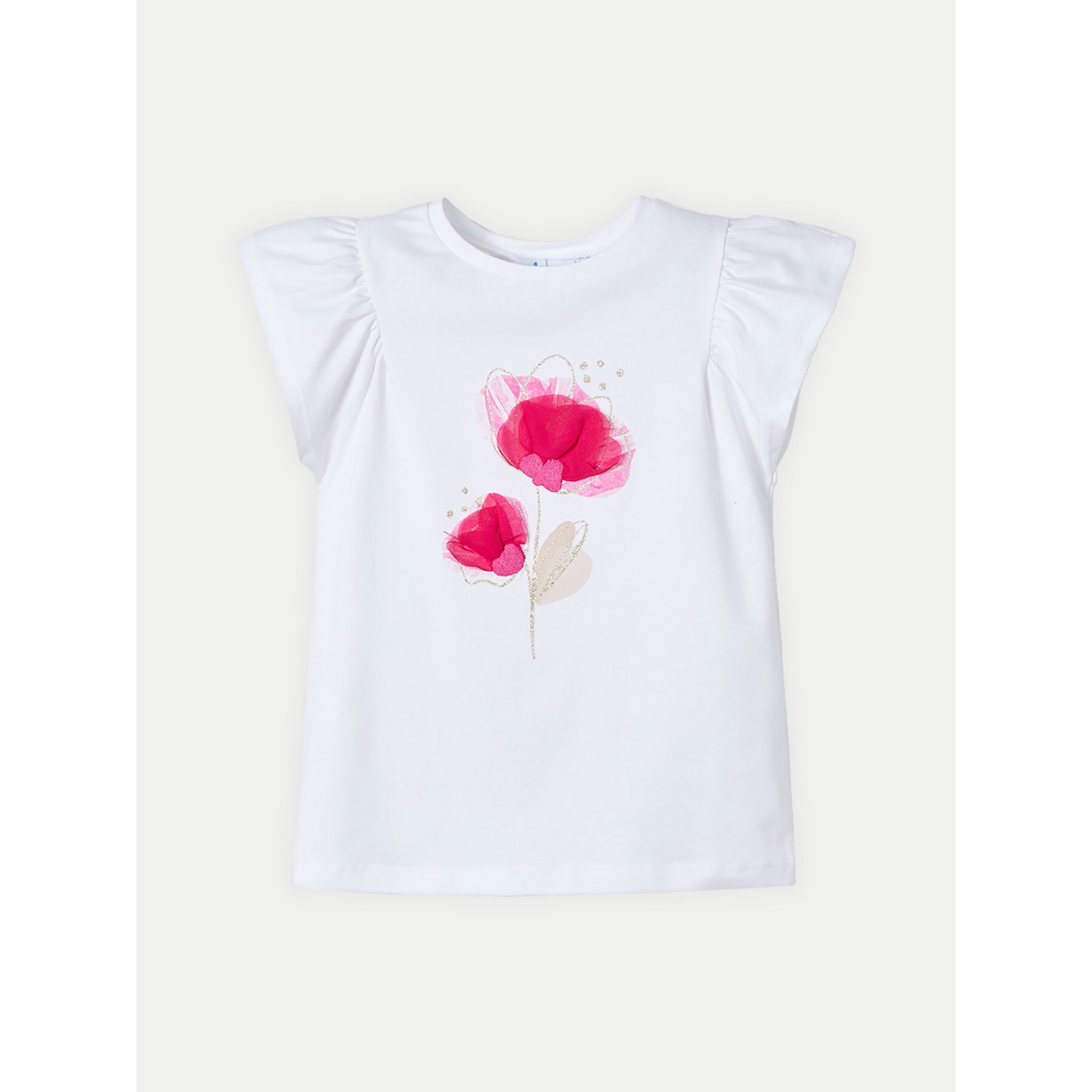 Mayoral Mayoral Τοπ 3002 Λευκό Regular Fit