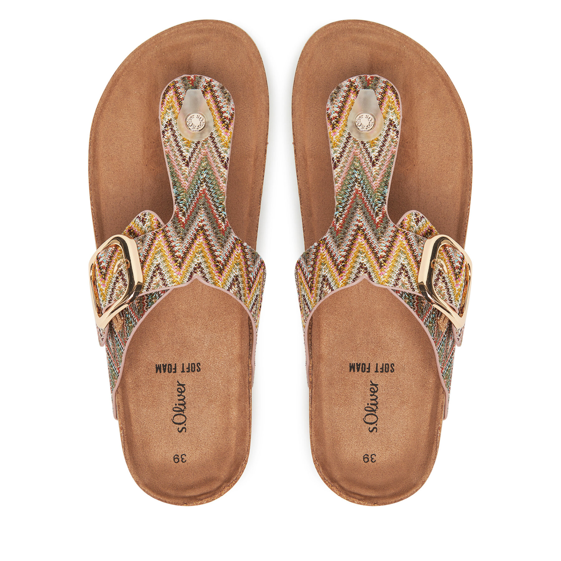 Flip flop s.Oliver 5-27108-44 Negru