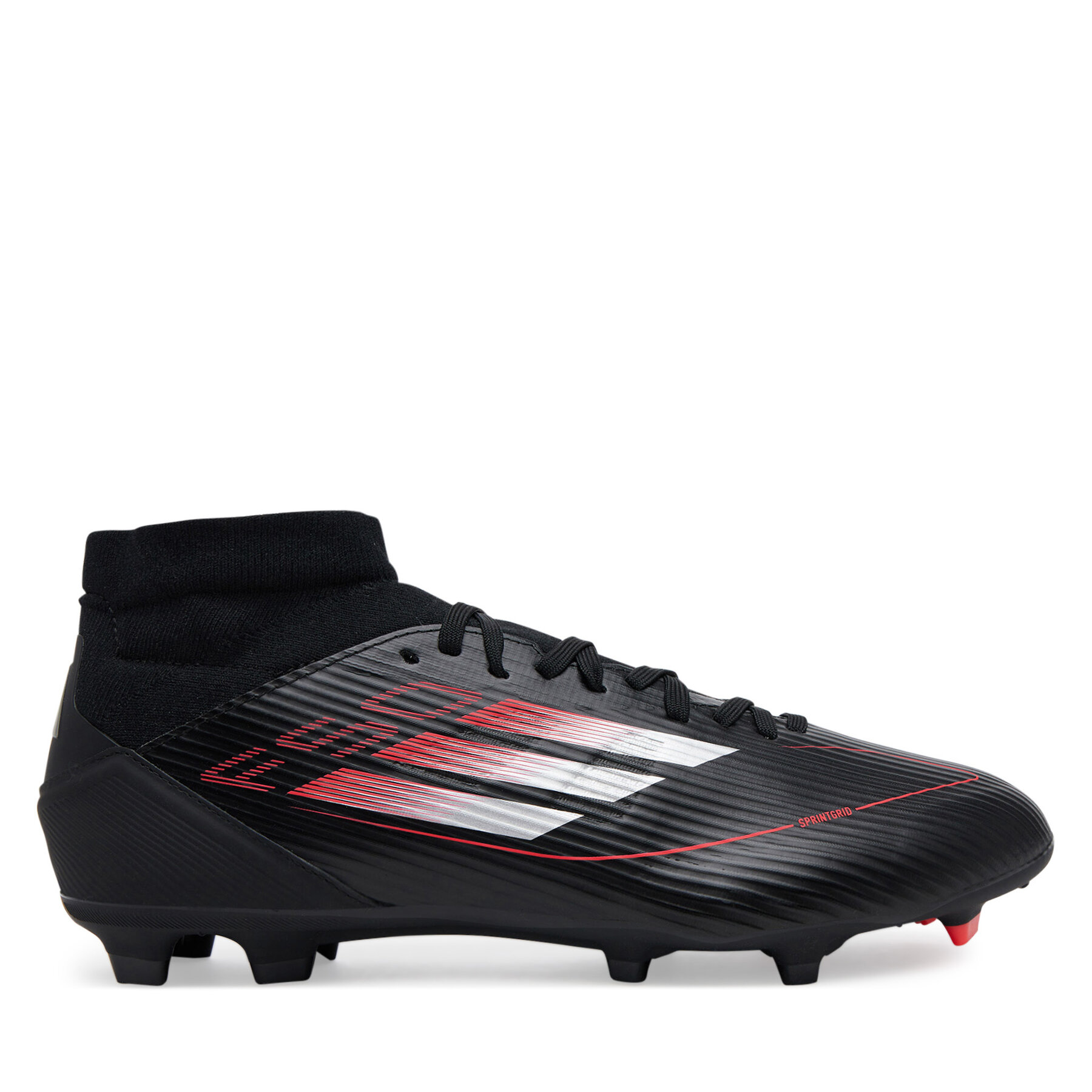 Ghete pentru fotbal adidas F50 League Mid Firm/Multi-Ground JI0435 Negru