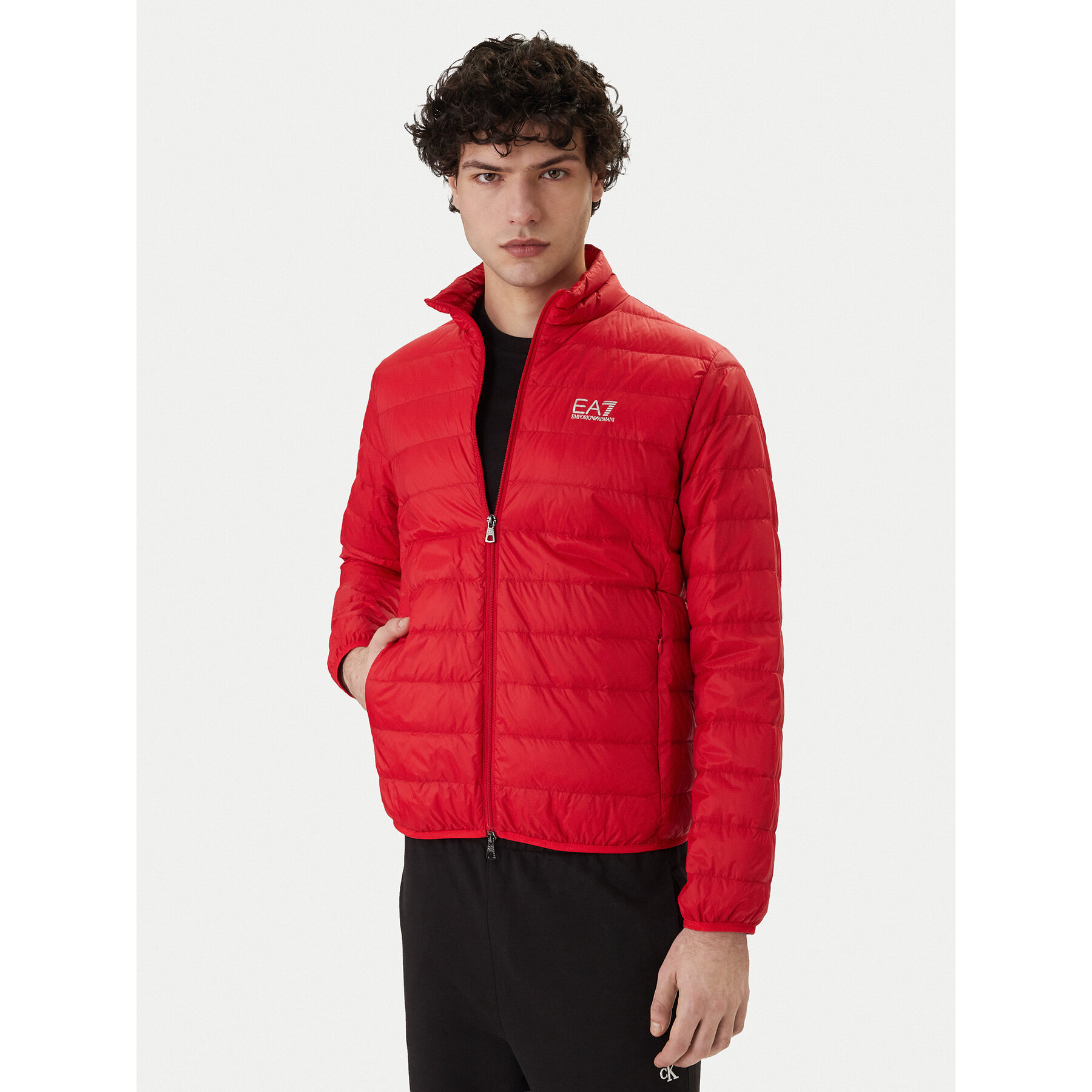 EA7 Emporio Armani Daunenjacke 8NPB23 PNGPZ U5072 Rot Regular Fit