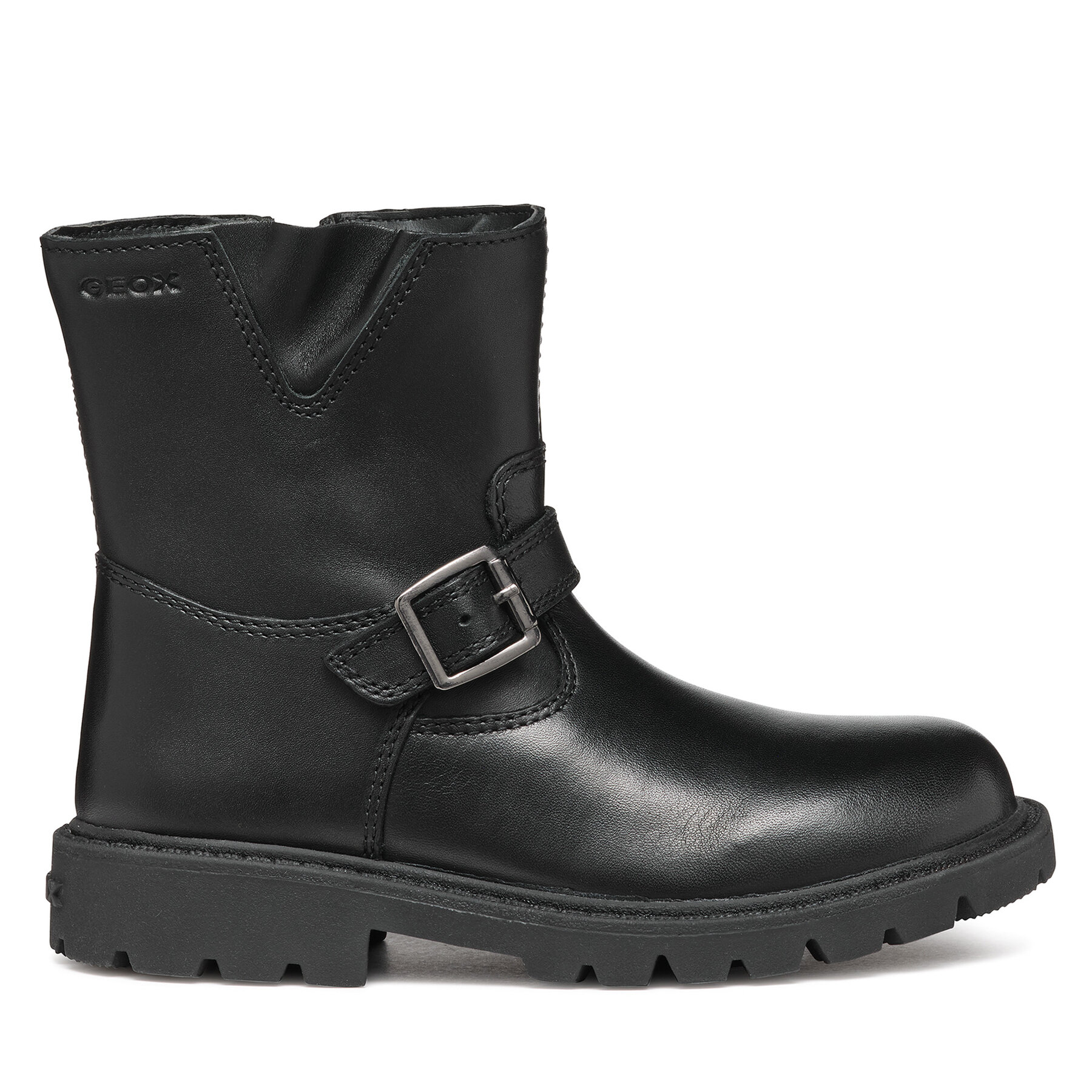 Čižmy Geox J Shaylax Girl J46EXB 00085 C9999 S Čierna