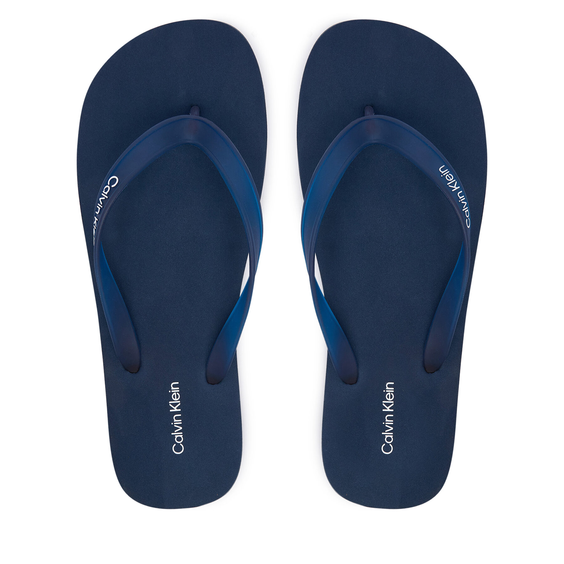 Flip flop Calvin Klein Logo Strap HM0HM02105 Bleumarin