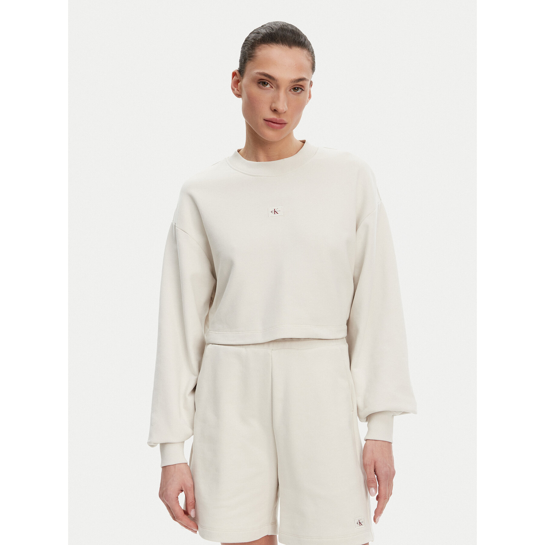 Calvin Klein Jeans Sweatshirt J20J225370 Beige Regular Fit