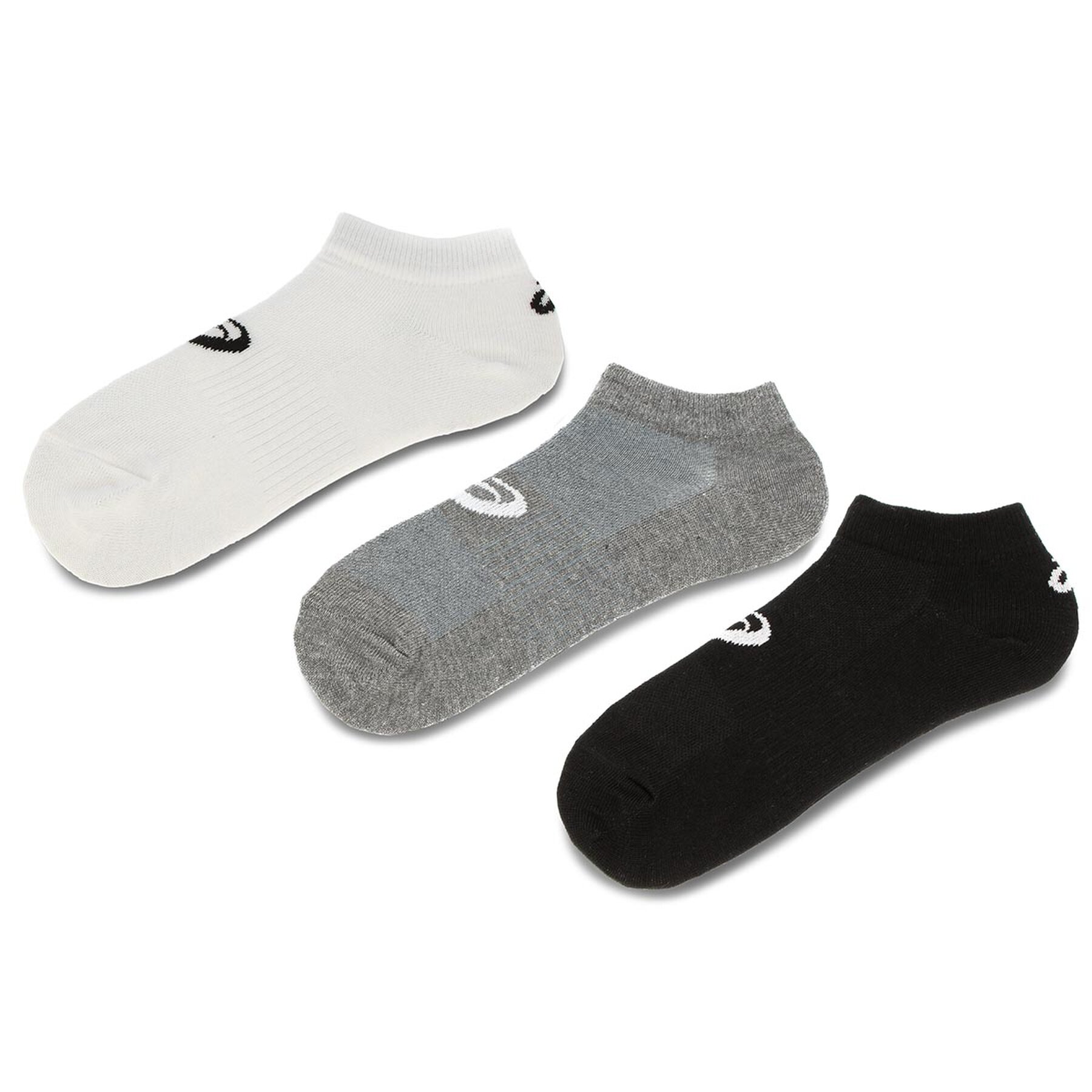 Asics Σετ 3 ζευγάρια κοντές κάλτσες unisex Asics 3PPK Ped Sock 155206 Assorted 0701