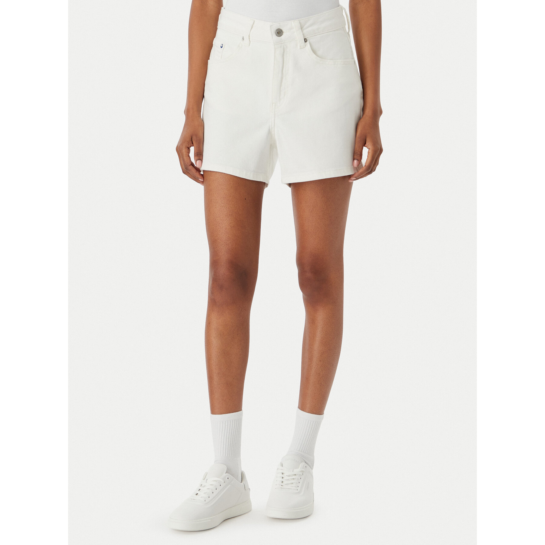 Karl Lagerfeld Jeans Jeansshorts B2W10066 Weiß Regular Fit