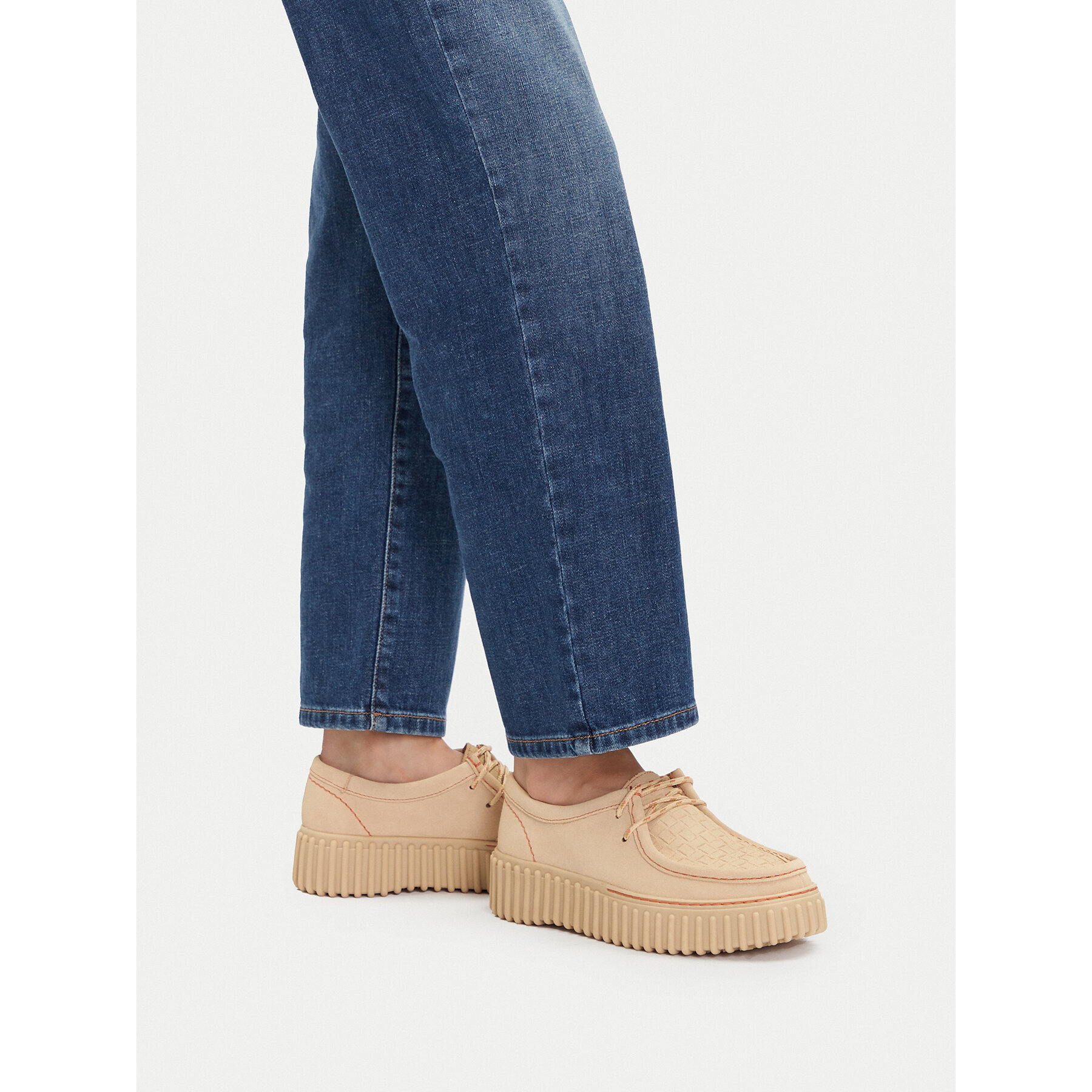 Pantofi Clarks Torhill Bee 26181191 Écru
