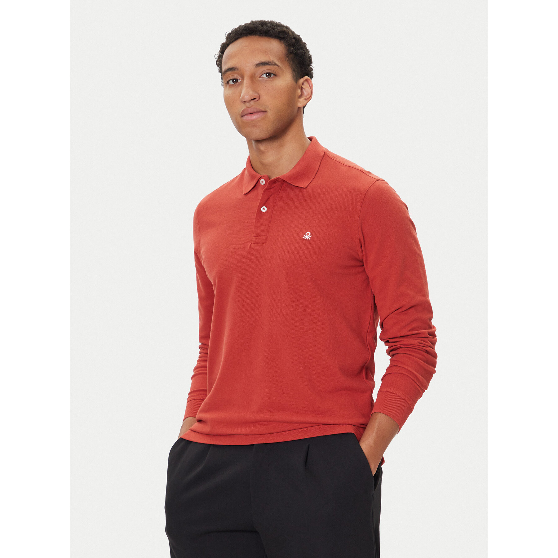 United Colors Of Benetton United Colors Of Benetton Polo 3089J3204 Μπορντό Regular Fit