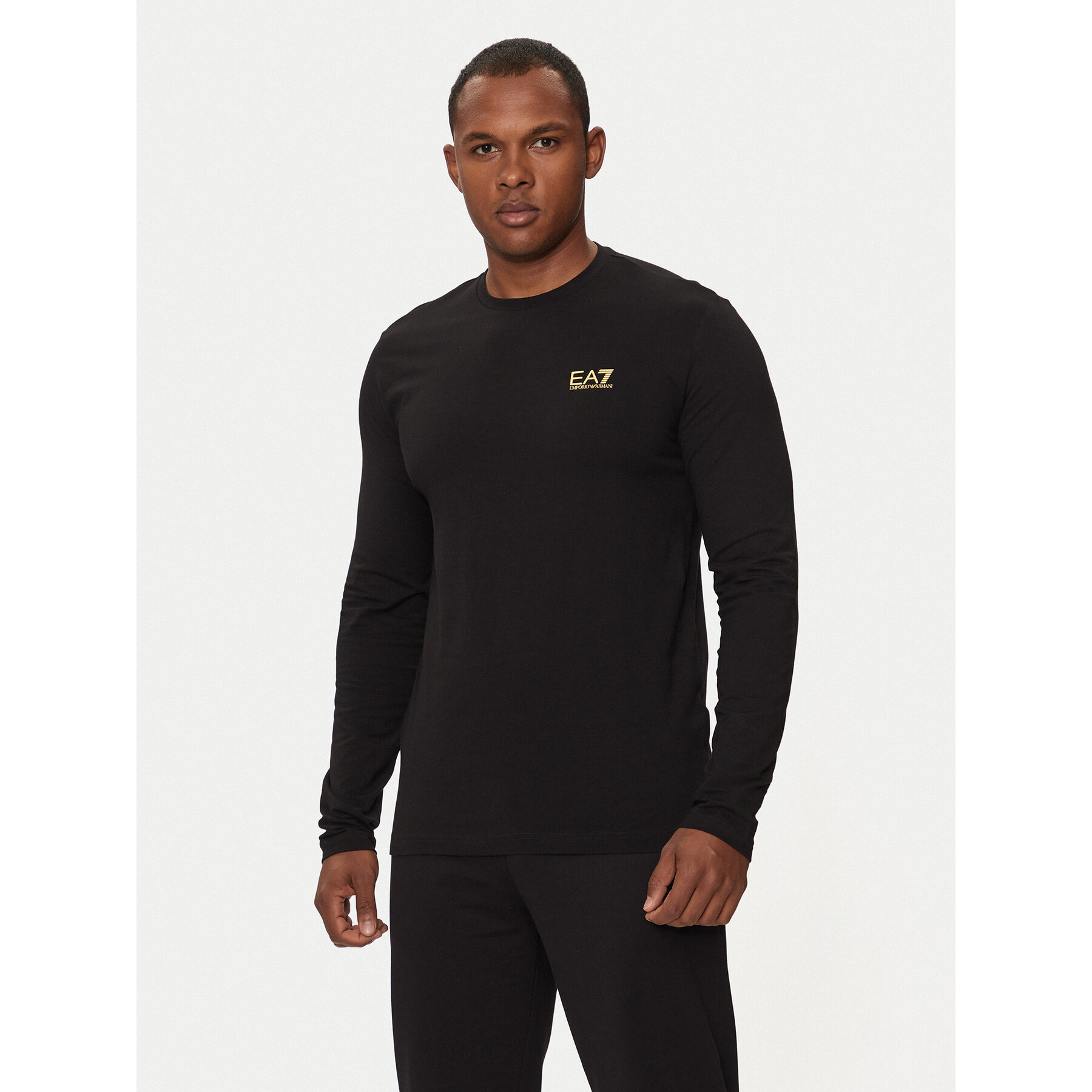 EA7 Emporio Armani Longsleeve 8NPT28 Pjvqz 0208 Schwarz Regular Fit
