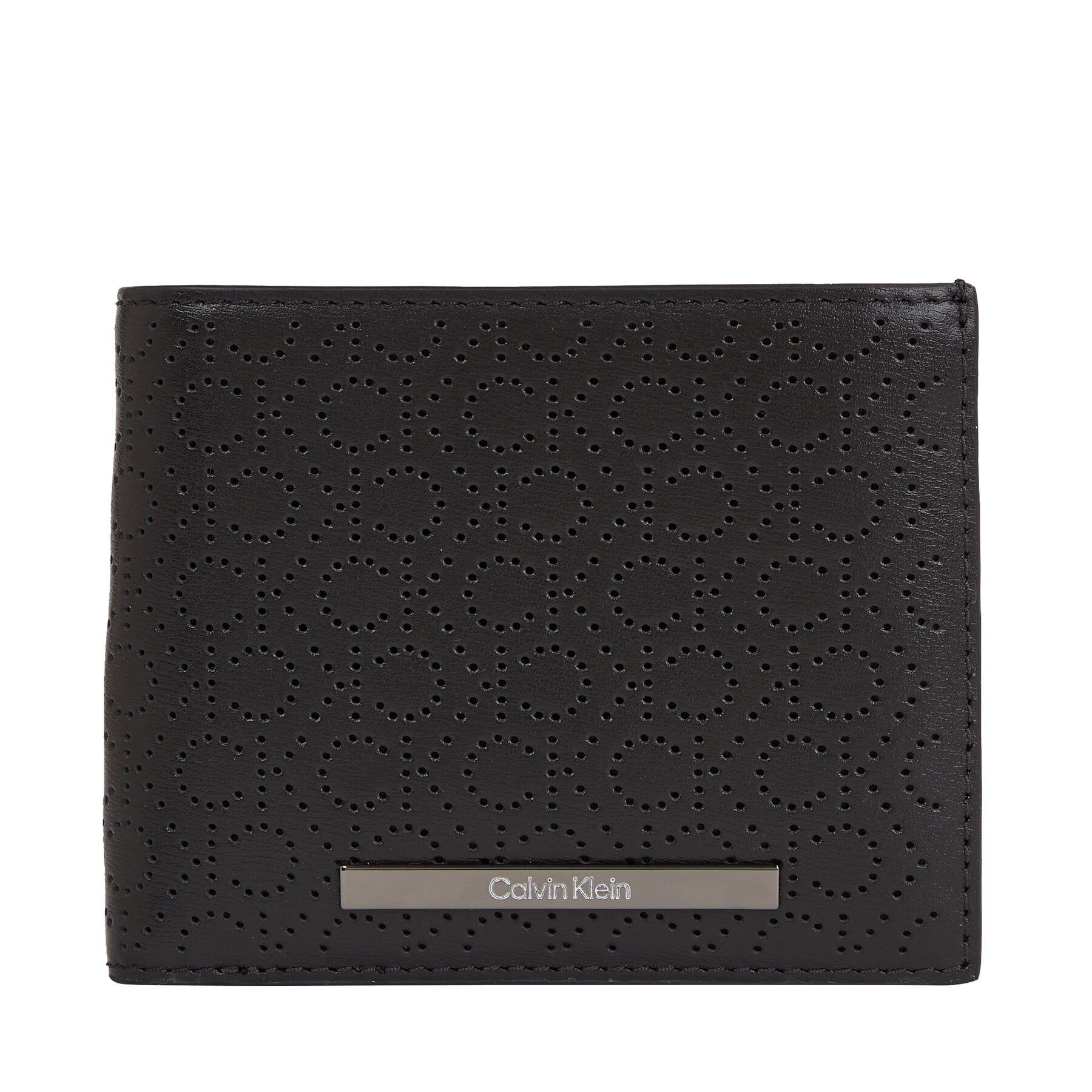 Calvin Klein Πορτοφόλι Calvin Klein Modern Bar Bifold 5Cc W/Coin K50K511835 Μαύρο