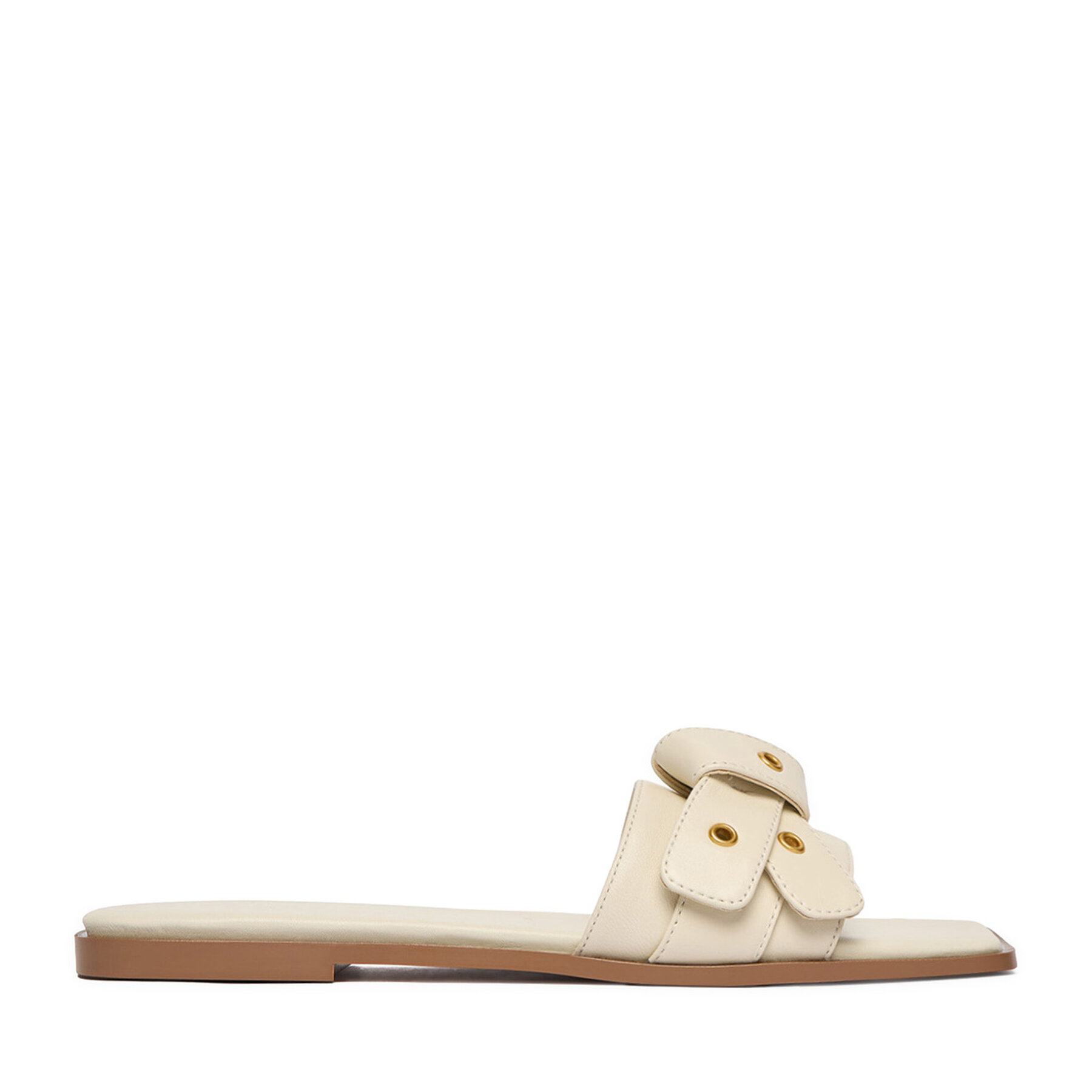 Παντόφλες Badura EO-ANDI-V2230-63 Εκρού