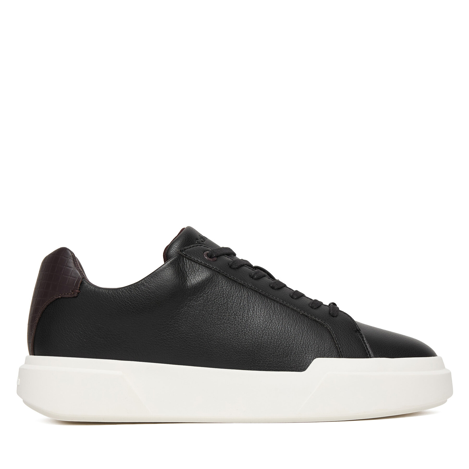 Sportcipők Calvin Klein Chunky Cupsole Laceup Clean Lth HM0HM02239 Fekete