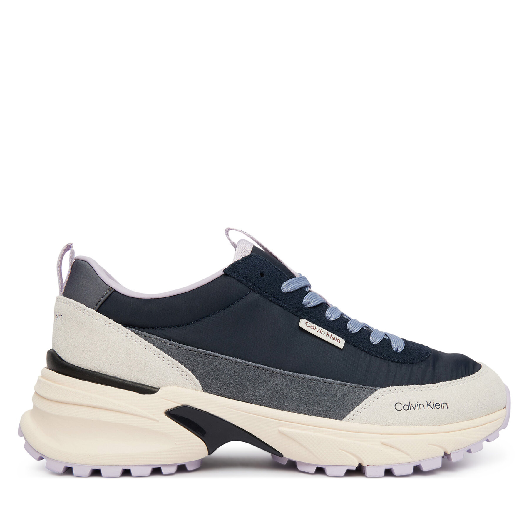 Sneakers Calvin Klein Hike Runner Nylon Mix HW0HW03279 Albastru