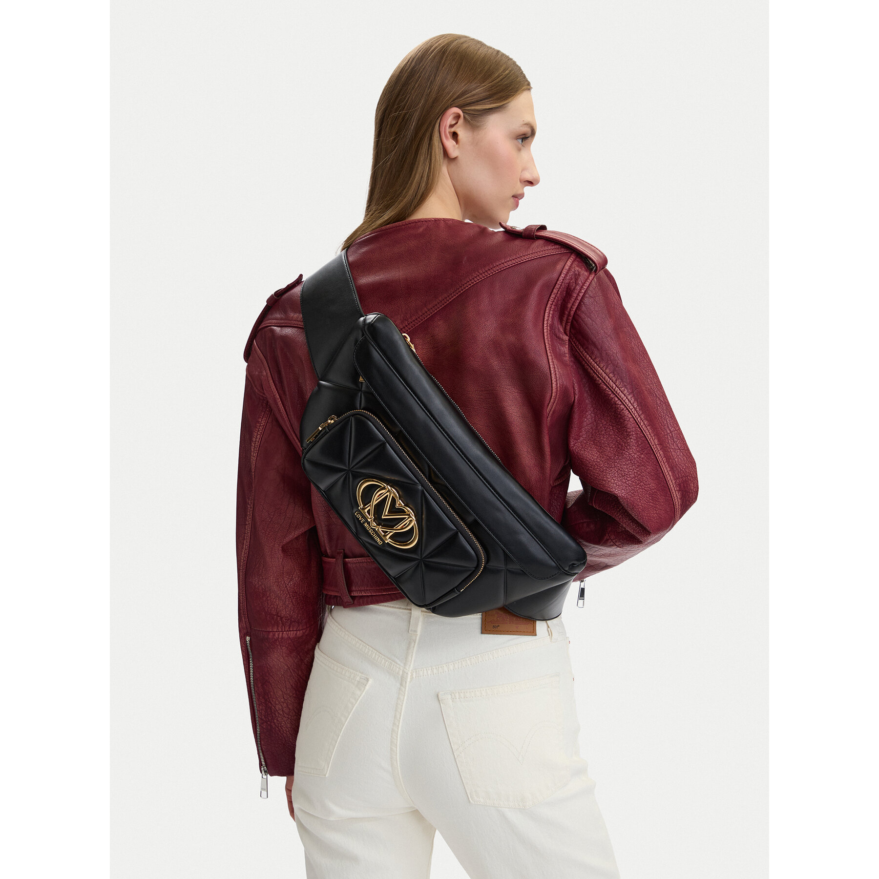 Övtáskák LOVE MOSCHINO JC4261PP0OLC0000 Fekete