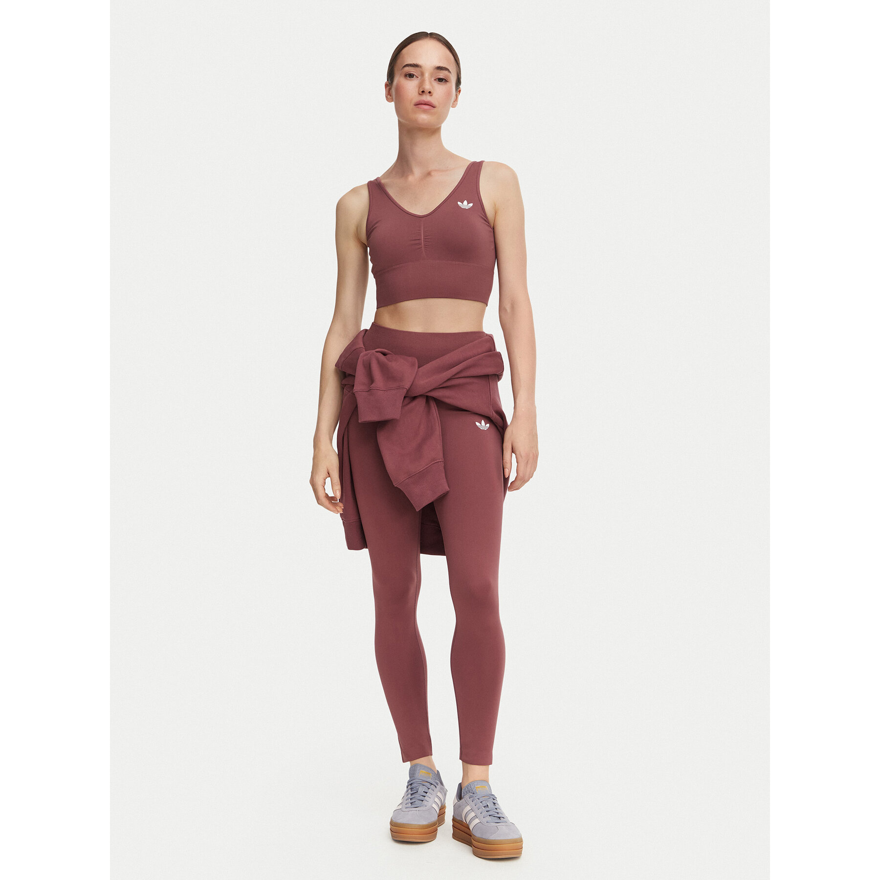 adidas Špotni nedrček Essentials Seamless Bralette KU9730 Roza