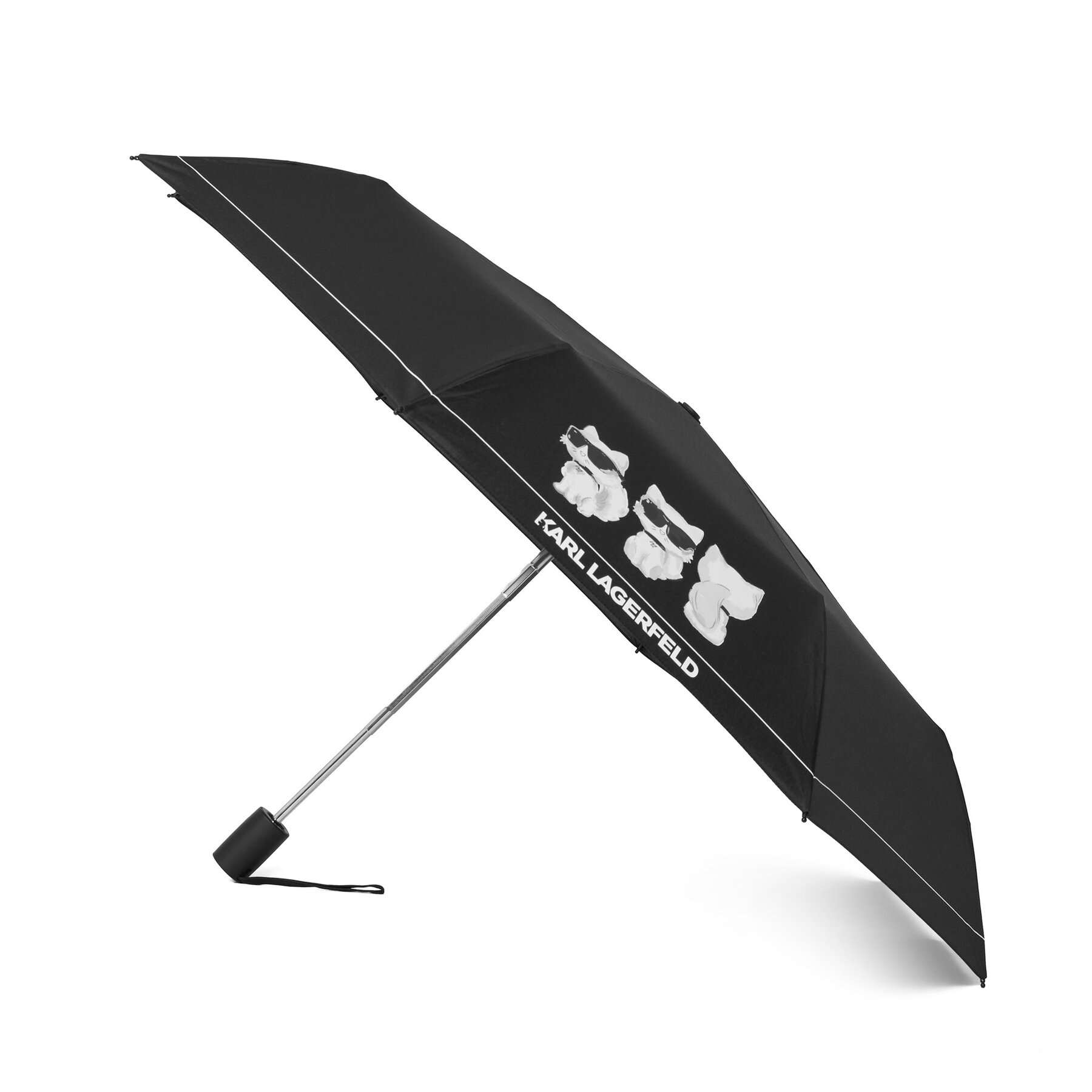 Dežnik KARL LAGERFELD B3W50019 Črna