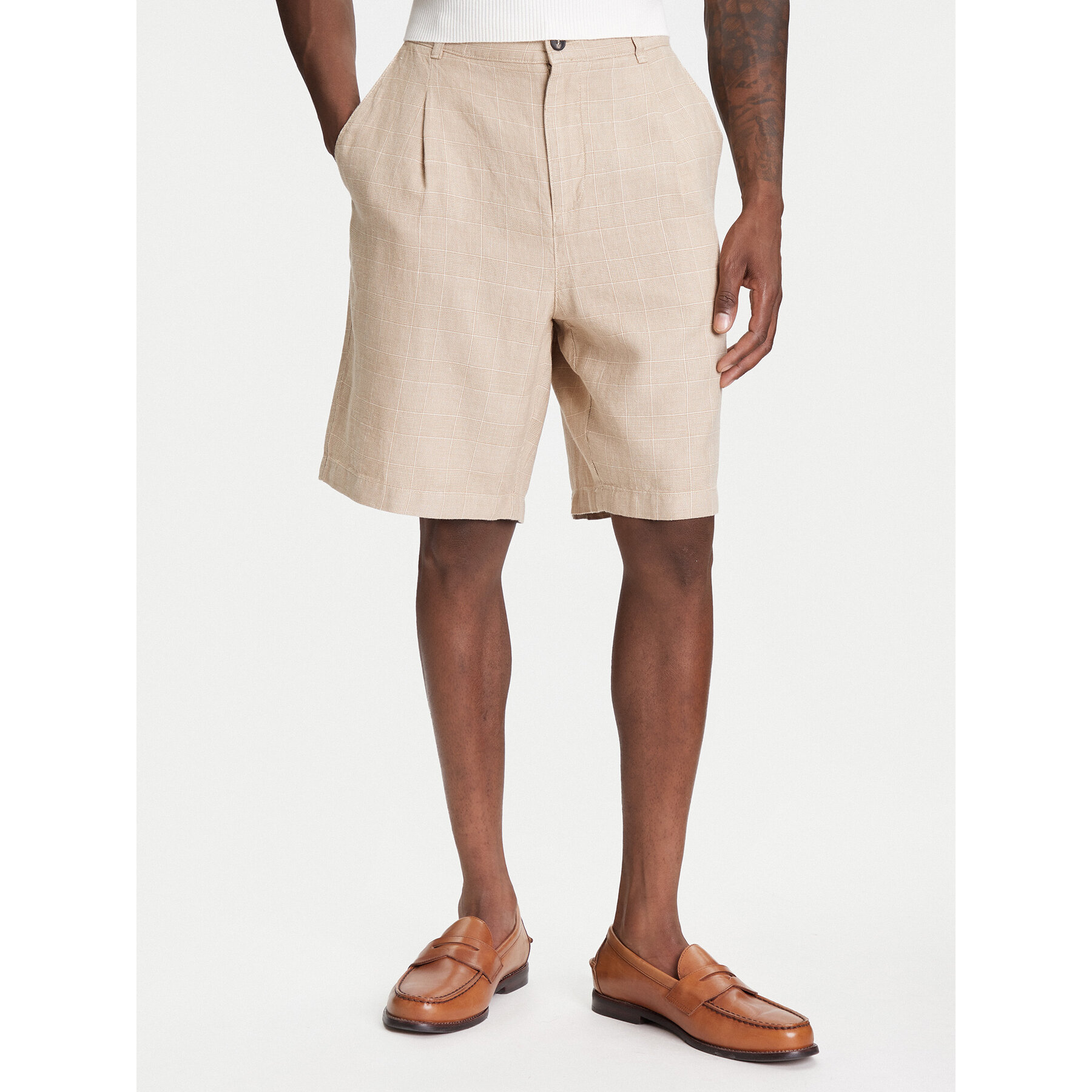 United Colors Of Benetton Stoffshorts 43B3U9010 Beige Regular Fit