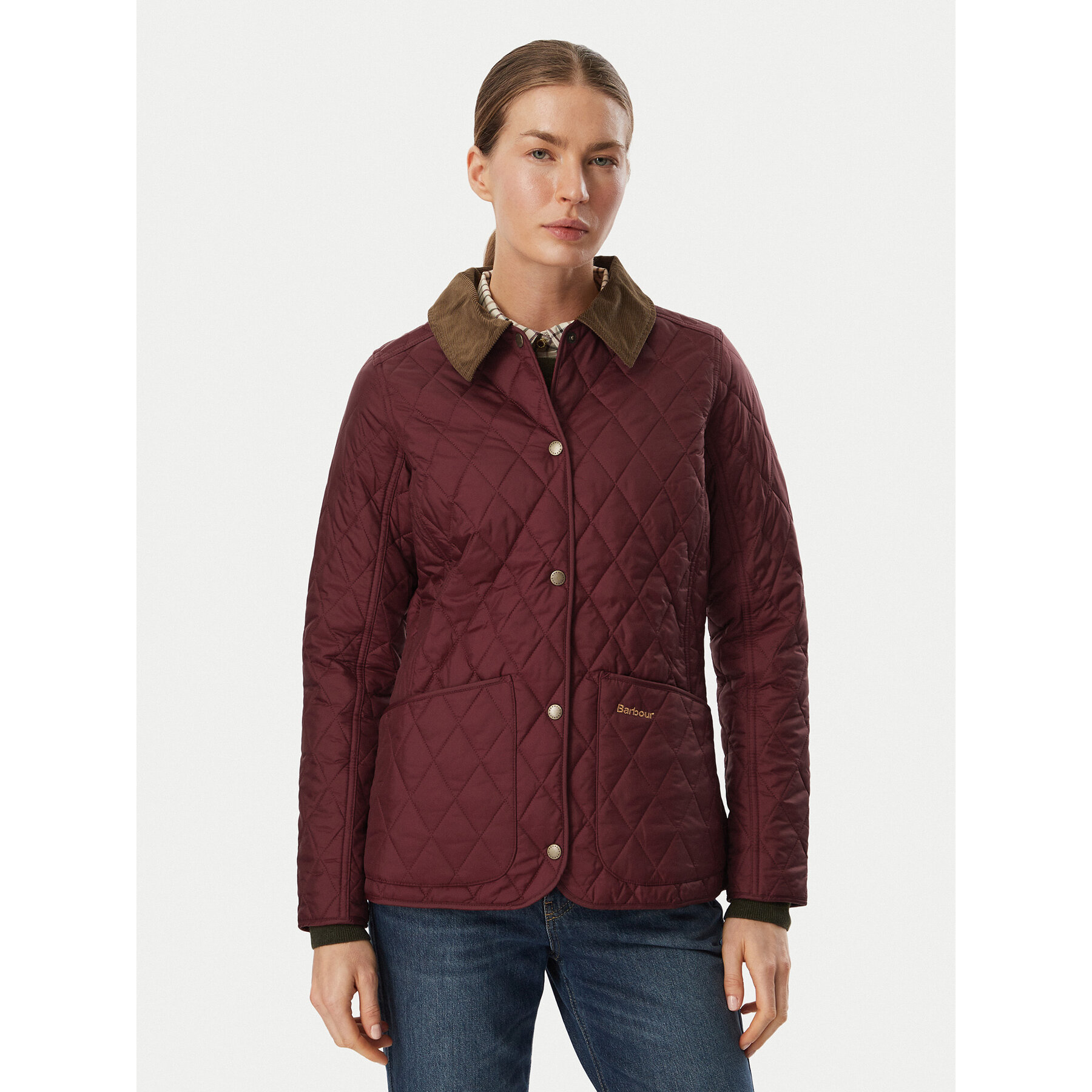 Barbour Übergangsjacke Annandale LQU0475RE61 Dunkelrot Regular Fit