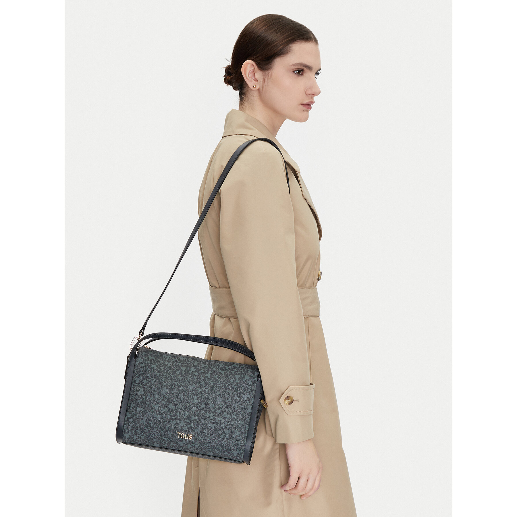 Borsetta TOUS City Kaos Mini Lines 2002183848 Grigio