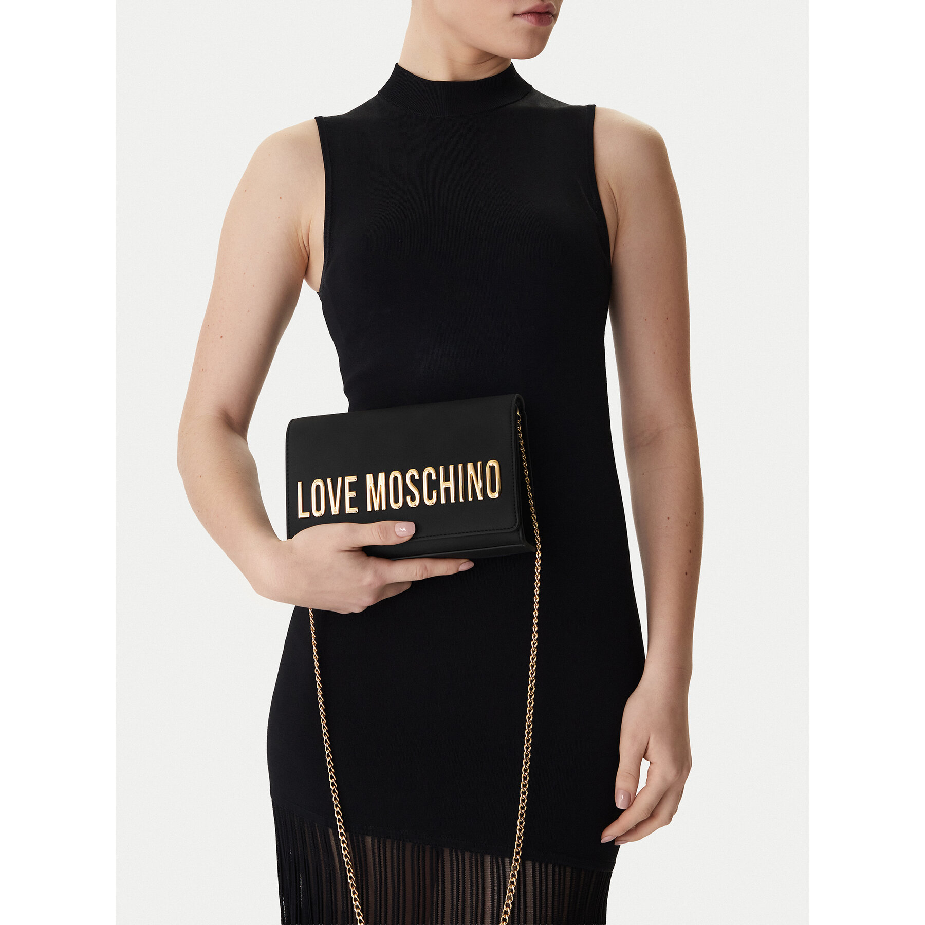 Geantă LOVE MOSCHINO JC4103PP1OKD0000 Negru