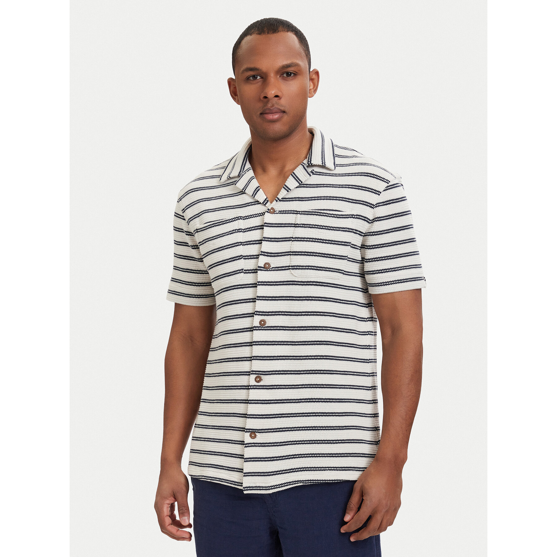 Polo Ralph Lauren Hemd 710A13005001 Creme Regular Fit