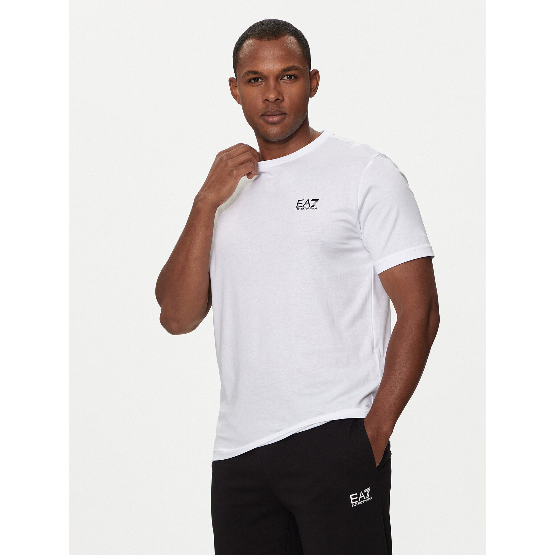 EA7 Emporio Armani Póló 8NPT25 PJVPZ 1100 Fehér Regular Fit