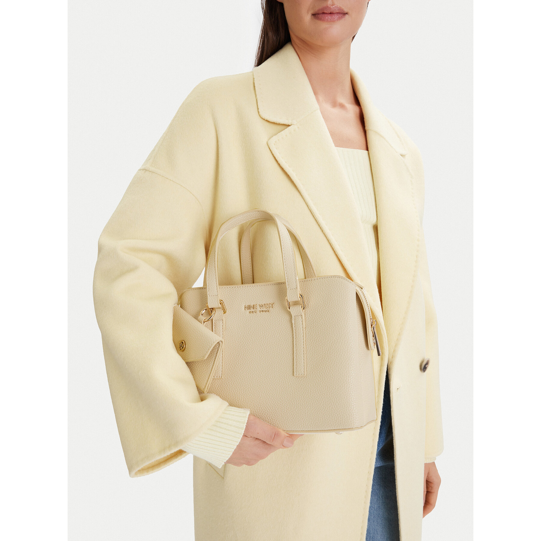 Geantă Nine West CEO-Nira-KY251 Écru