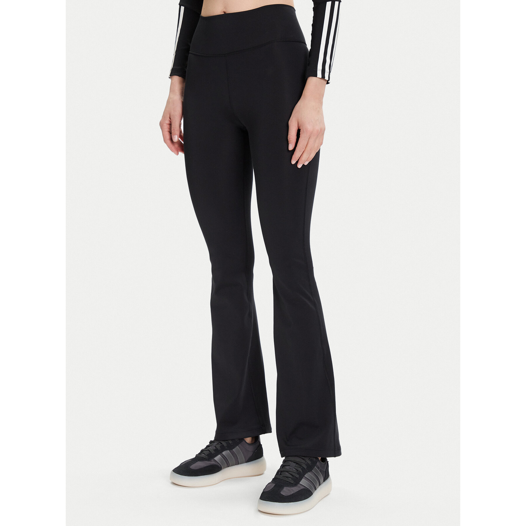 adidas Leggings All Me Essentials JW7667 Schwarz Flare Fit