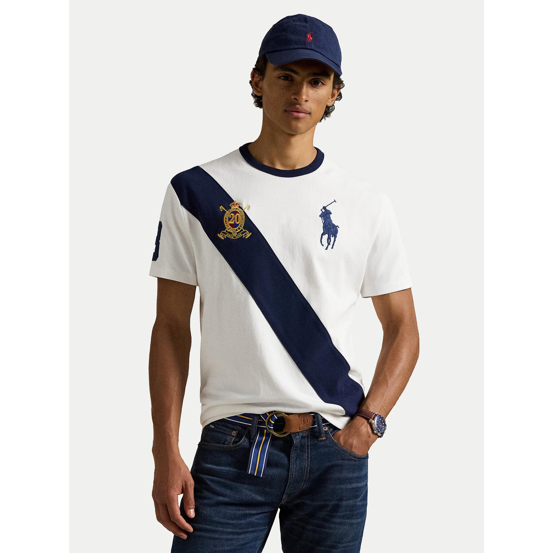 Polo Ralph Lauren T-Shirt 710981767004 Λευκό Regular Fit