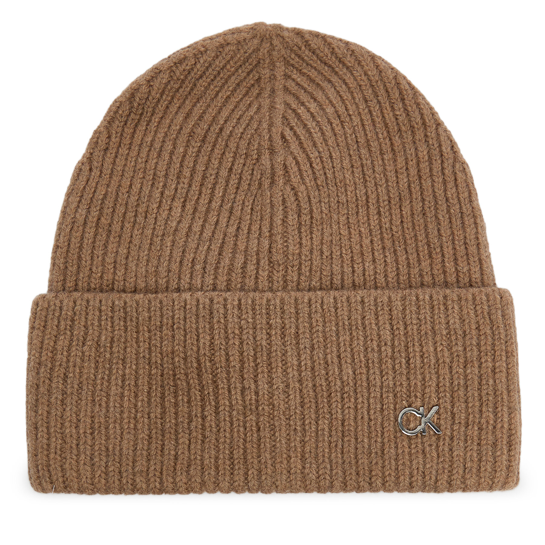 Damska Calvin Klein Czapka Beżowy Chunky K60K612873