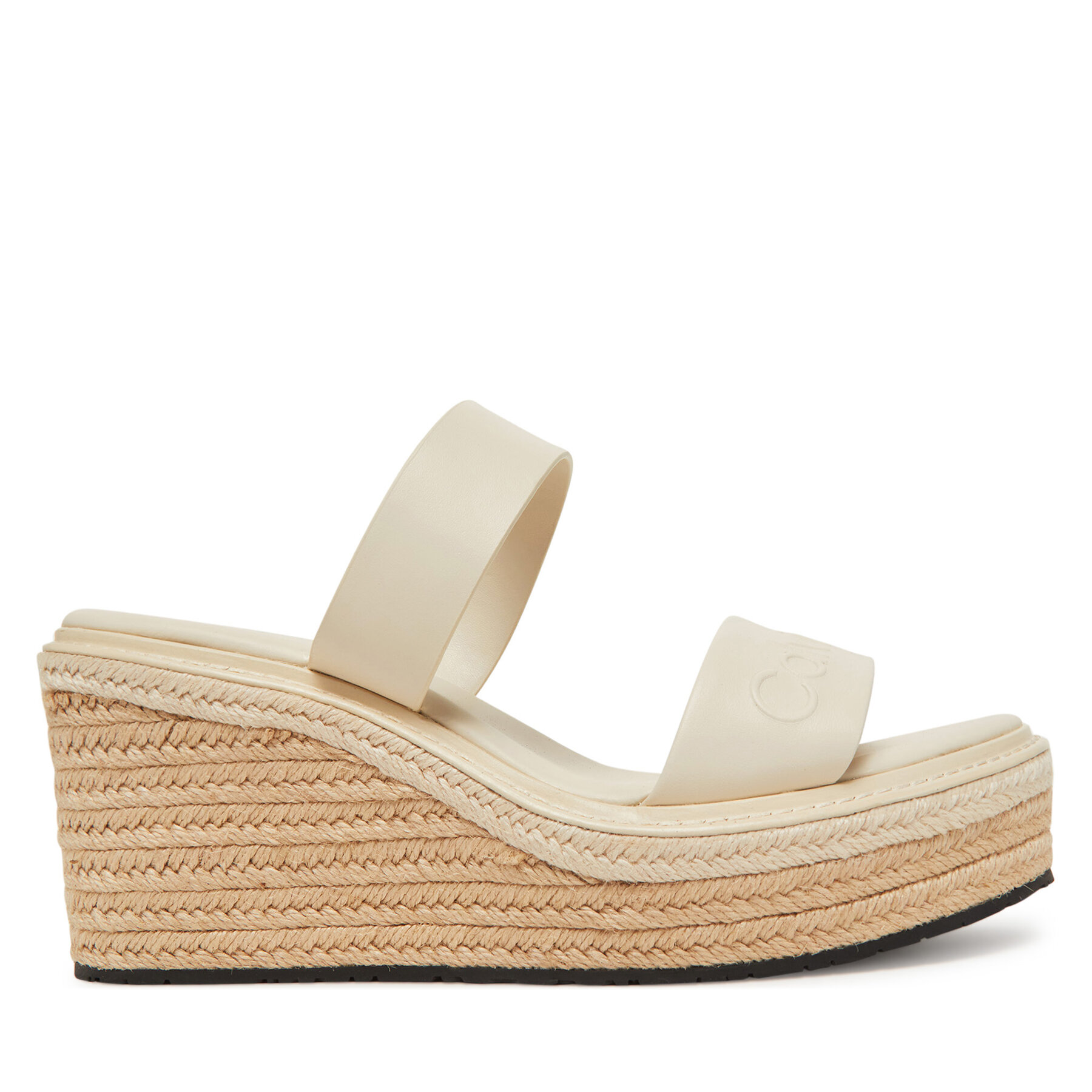 Dámske Espadrilky Calvin Klein, Rozmer: 36, Écru, Wedge Sandal 50 - He HW0HW02375