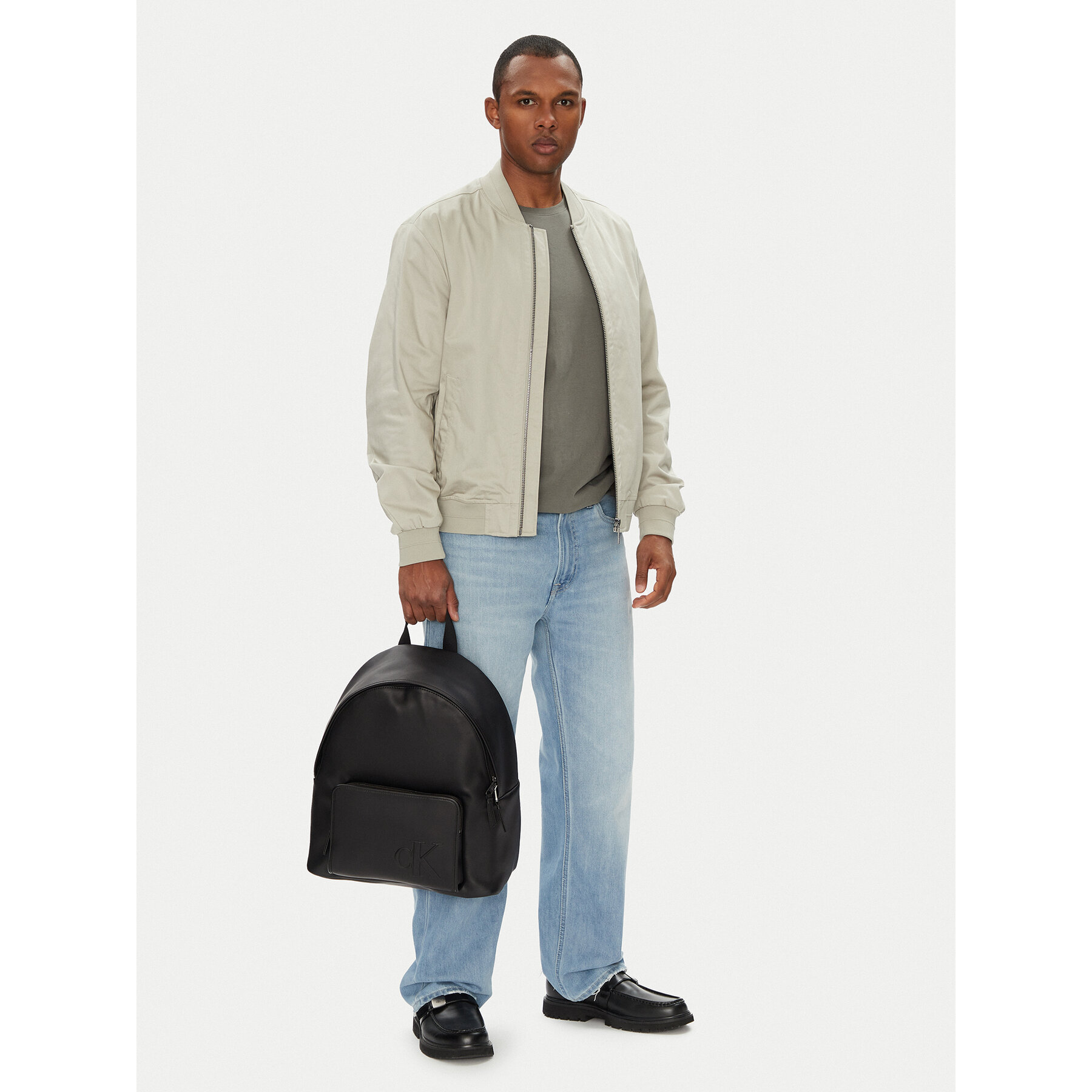 Rucsac Calvin Klein Sculpted Impression Backpack 40 LV04G3155G Negru