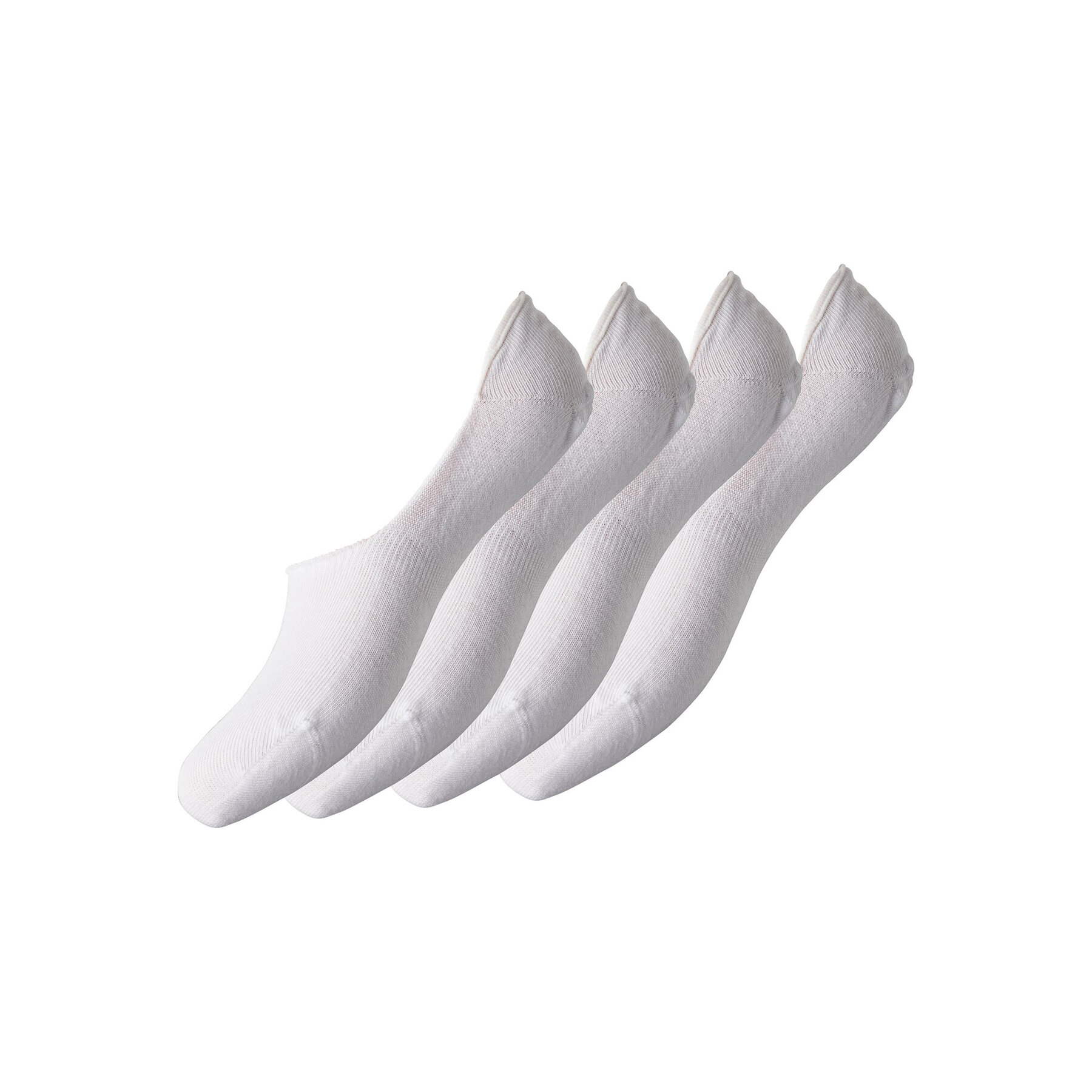 

Набір 4 пар жіночих шкарпеток Pieces 17095776 White, Білий