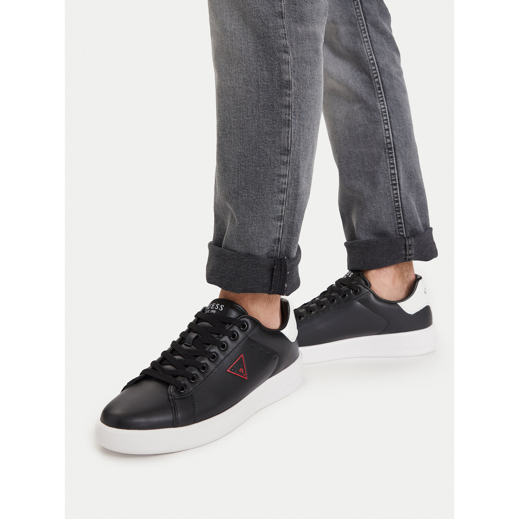 Superge Guess FMJYUK ELE12 Črna