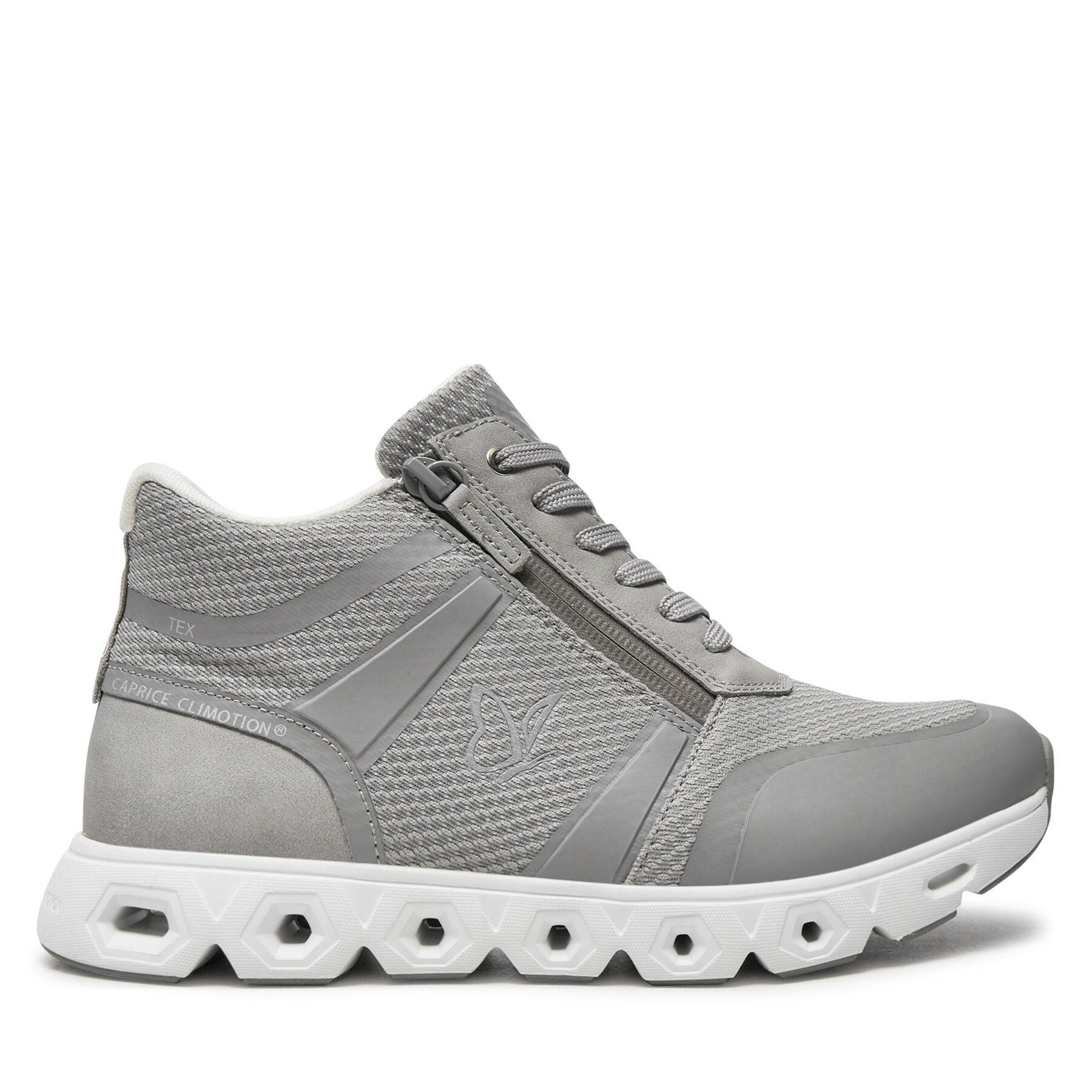 Damen Sneakers Caprice, Schuhgröße 38, Grau, 9-25221-43