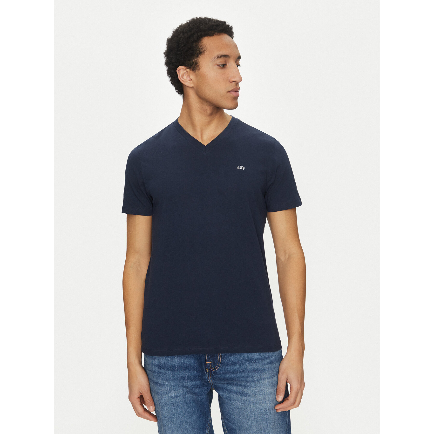 Gap T-Shirt 502020-01 Σκούρο μπλε Regular Fit