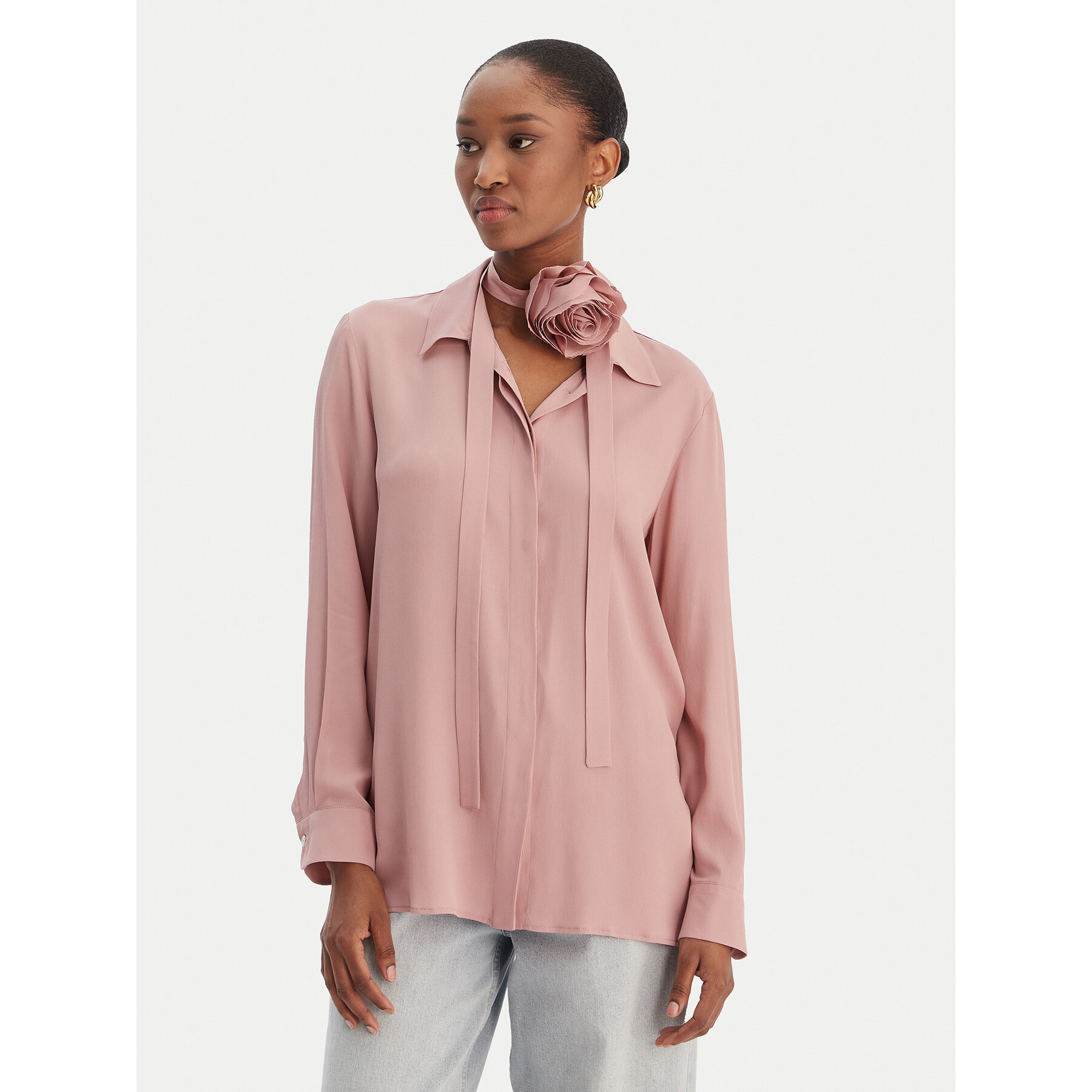 Marella Hemd Calca 2613111061 Rosa Regular Fit