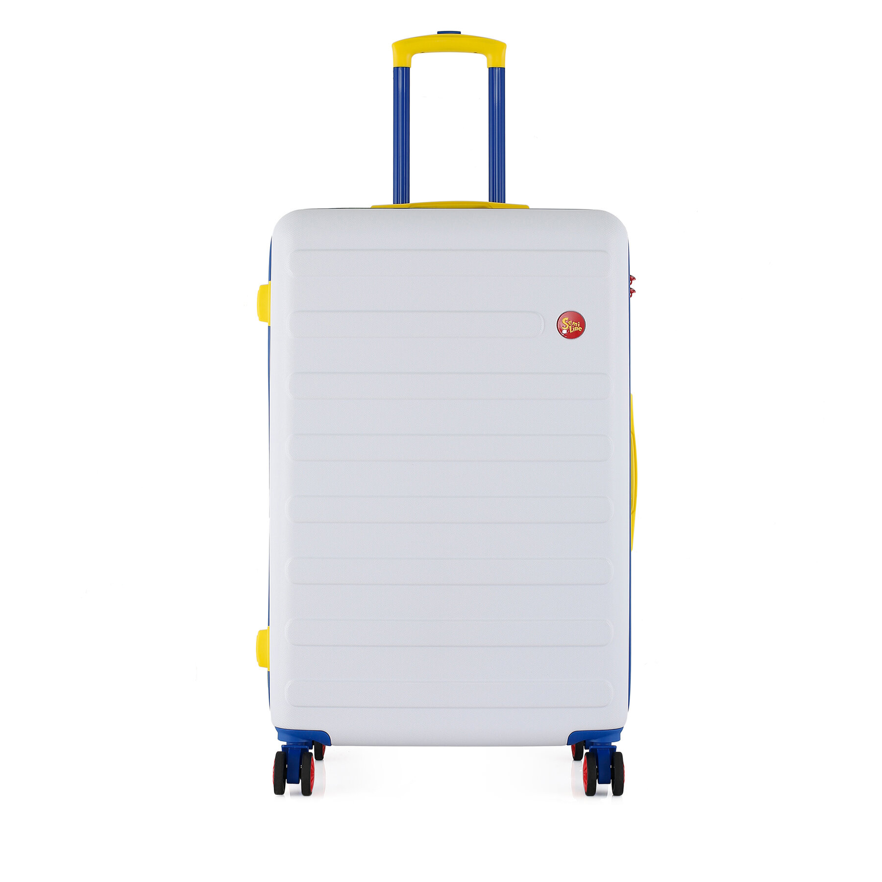 Stor resväska Semi Line T5842-3 Vit