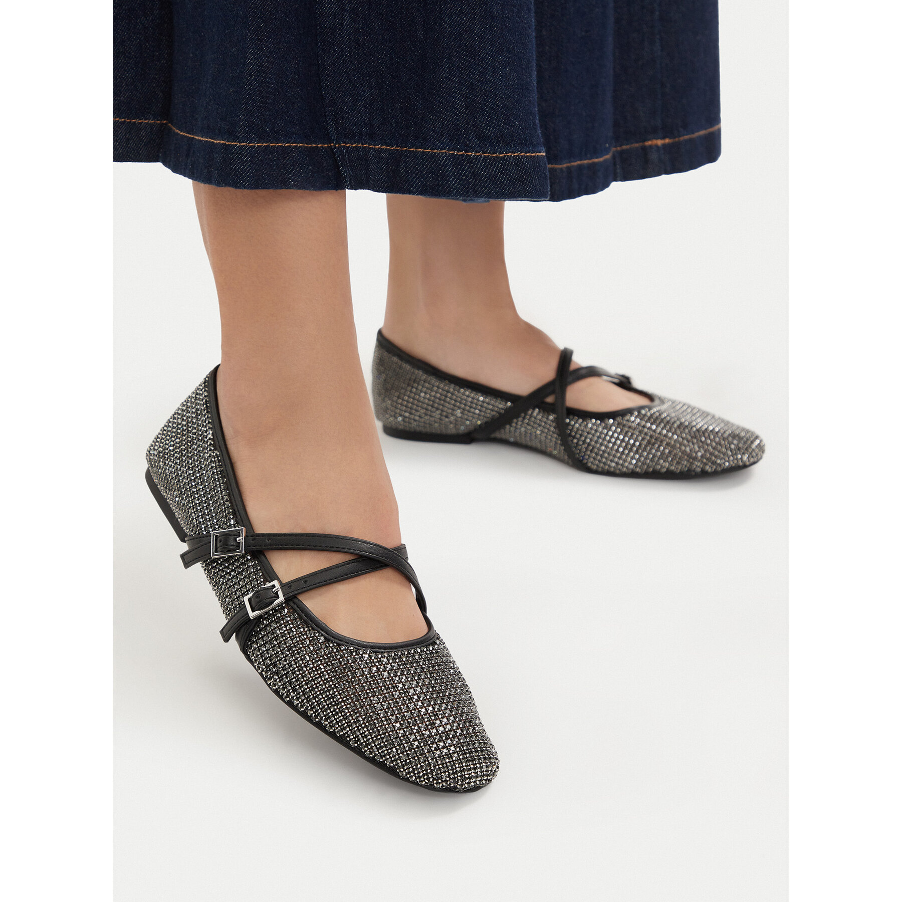 Balerinke Steve Madden Watchlist 11005277 Črna
