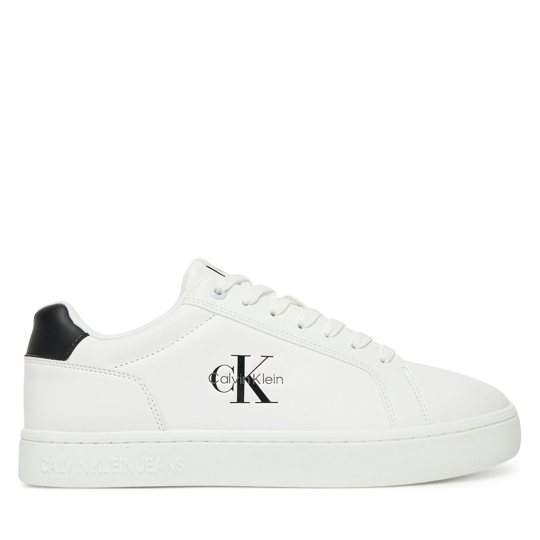 Αθλητικά Calvin Klein Jeans Classic Cupsole Mono Lth YM0YM01369 Λευκό