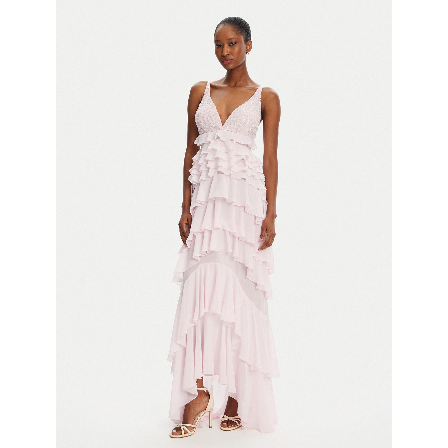 Elisabetta Franchi Coctailkleid AB-R42-52E2- Rosa Regular Fit