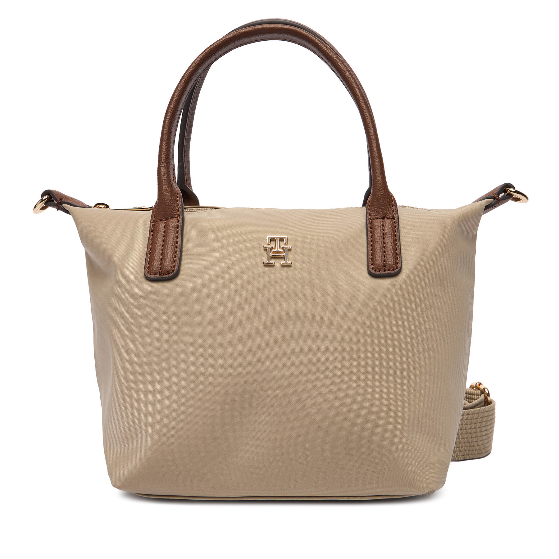 Geantă Tommy Hilfiger Popette Mini Tote AW0AW17709 Maro